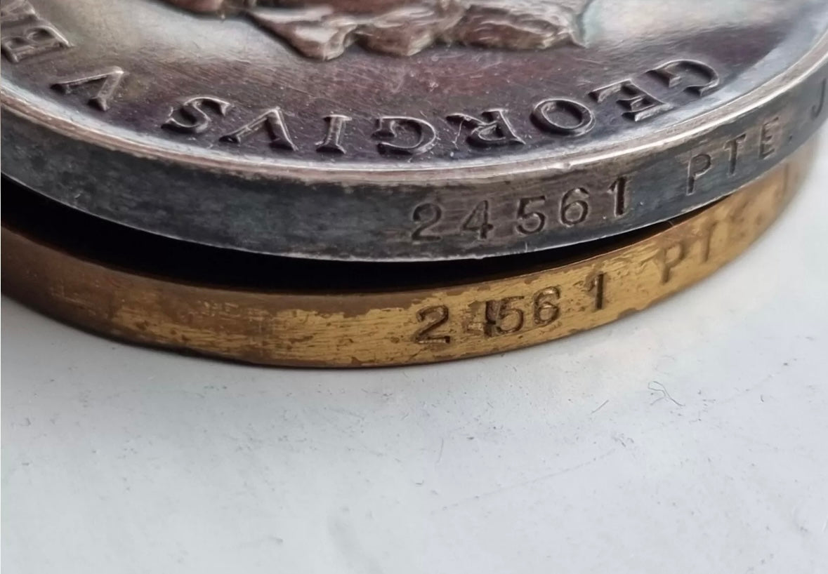 SOLD! Boer War Queen’s South Africa Medal & WW1 Medal Group to Joseph Burgess, Younghusbands Horse & Kings Shropshire Light Infantry- WIA