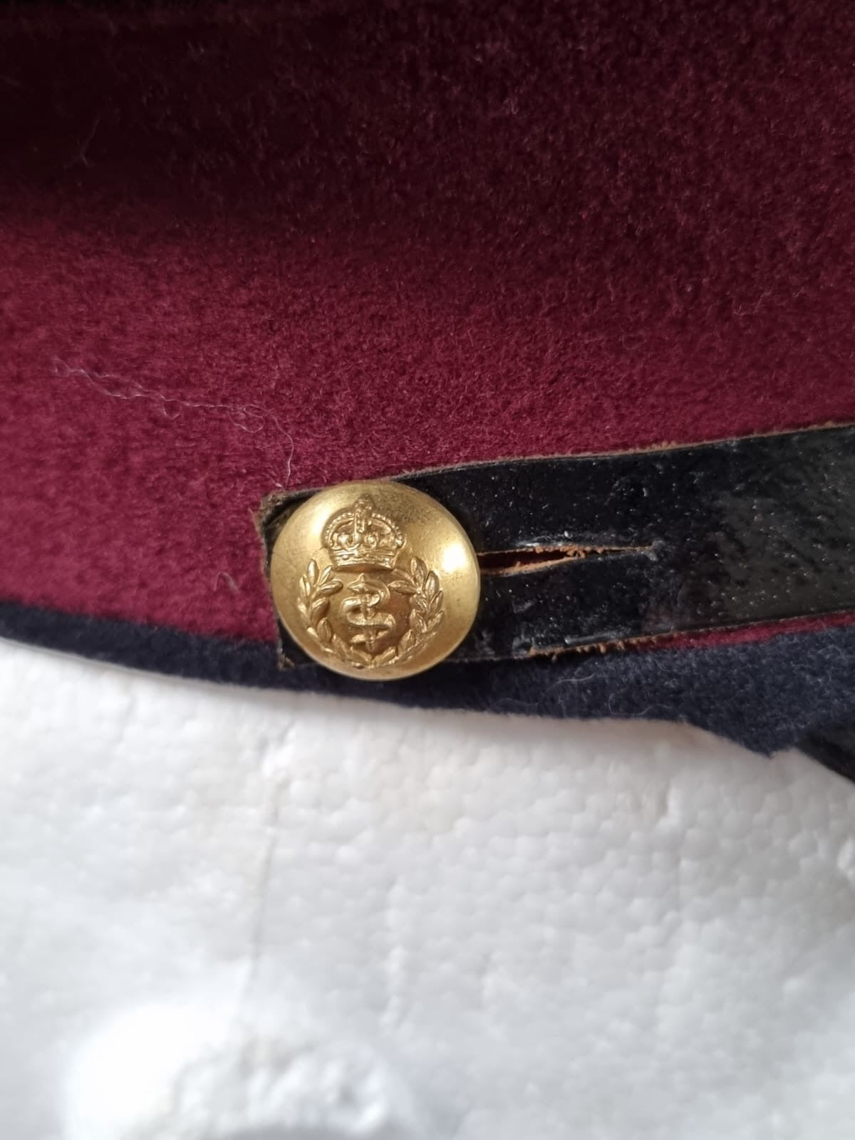 SOLD! Inter War- Early WW2 British Staff Officer’s Royal Army Medical Corps Visor Cap