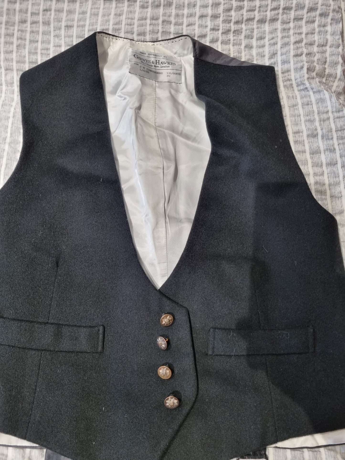 SOLD! Post War Royal Corps of Transport Colonel's Mess Dress and Waistcoat