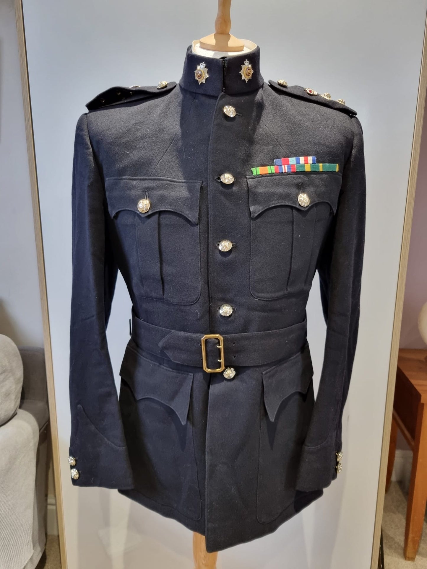 SOLD! Early 1950s British Army Colonel's (WW2 Veteran) Tunic for the Royal Corps Of Transport, With Belt