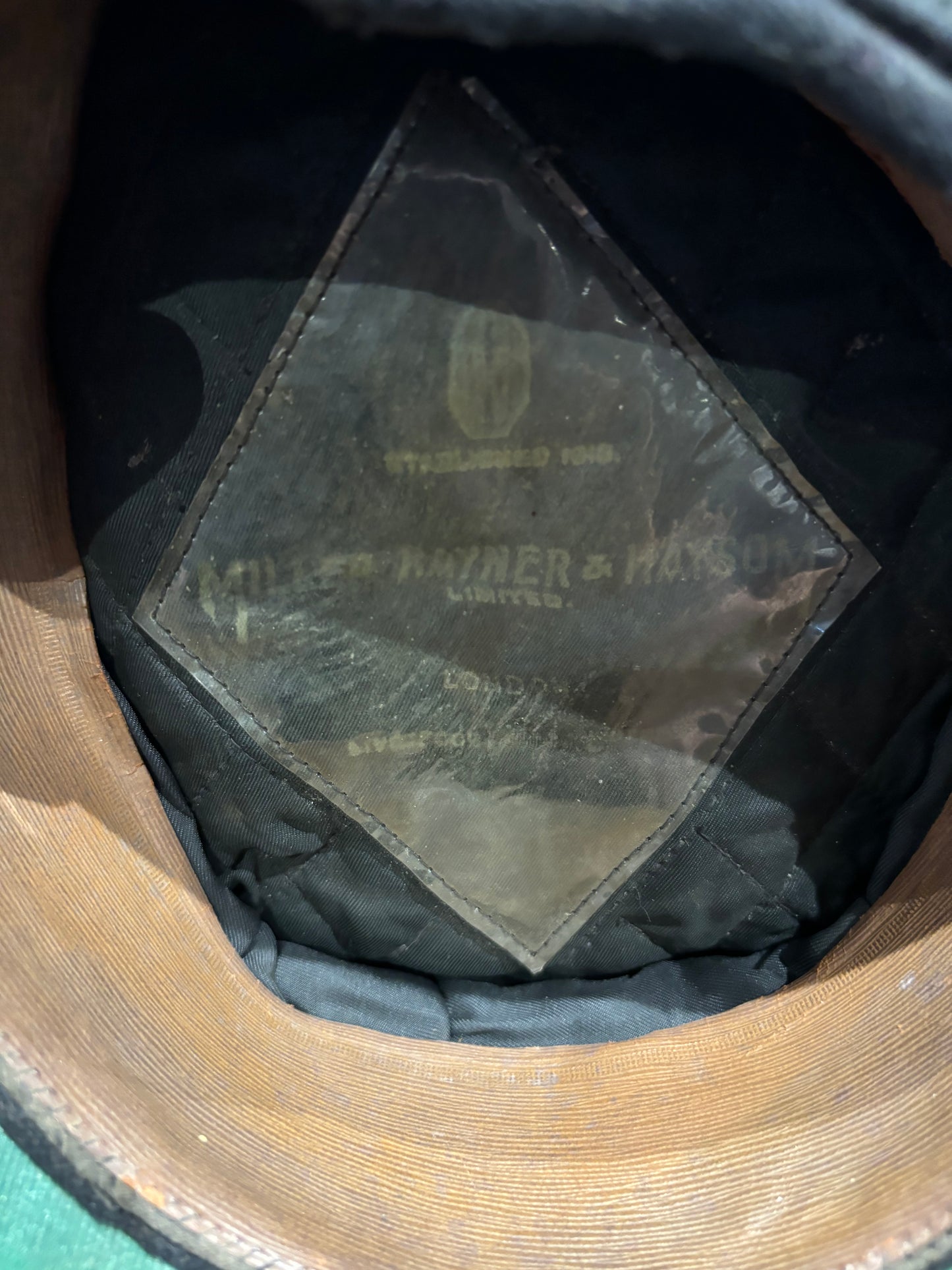 SOLD! WW1 Royal Navy Officer’s Visor Cap with Cover