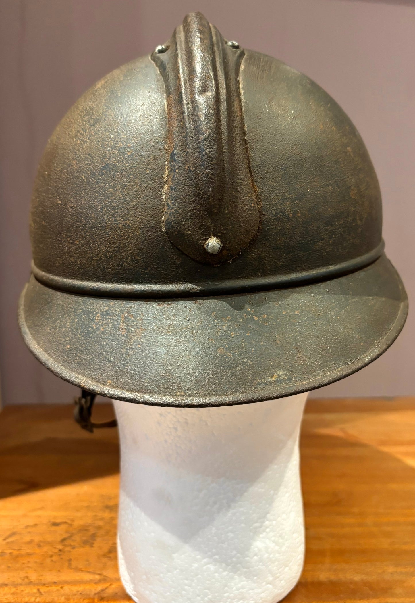 WW1 French Colonial Infantry M15 ‘Adrian’ Helmet