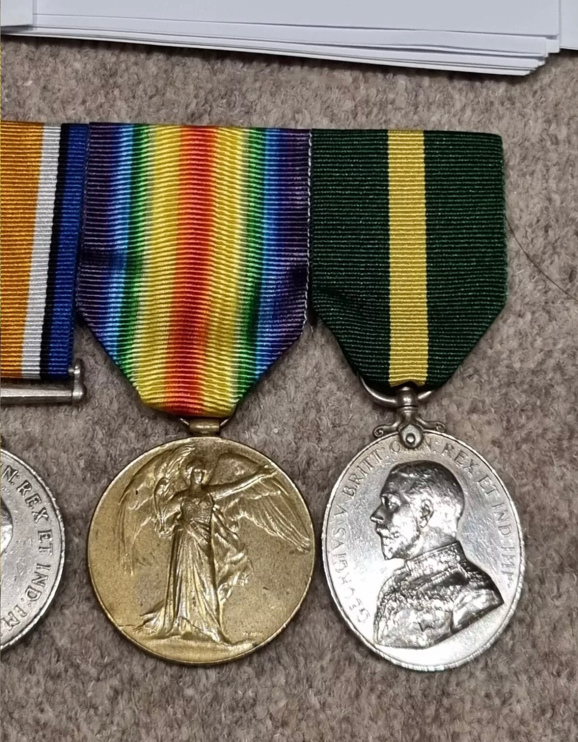 SOLD! WW1 Territorial Efficiency Medal Group to Sergeant William Paton, 1/8th Cameronians (Scottish Rifles), WIA x2, Gallipoli
