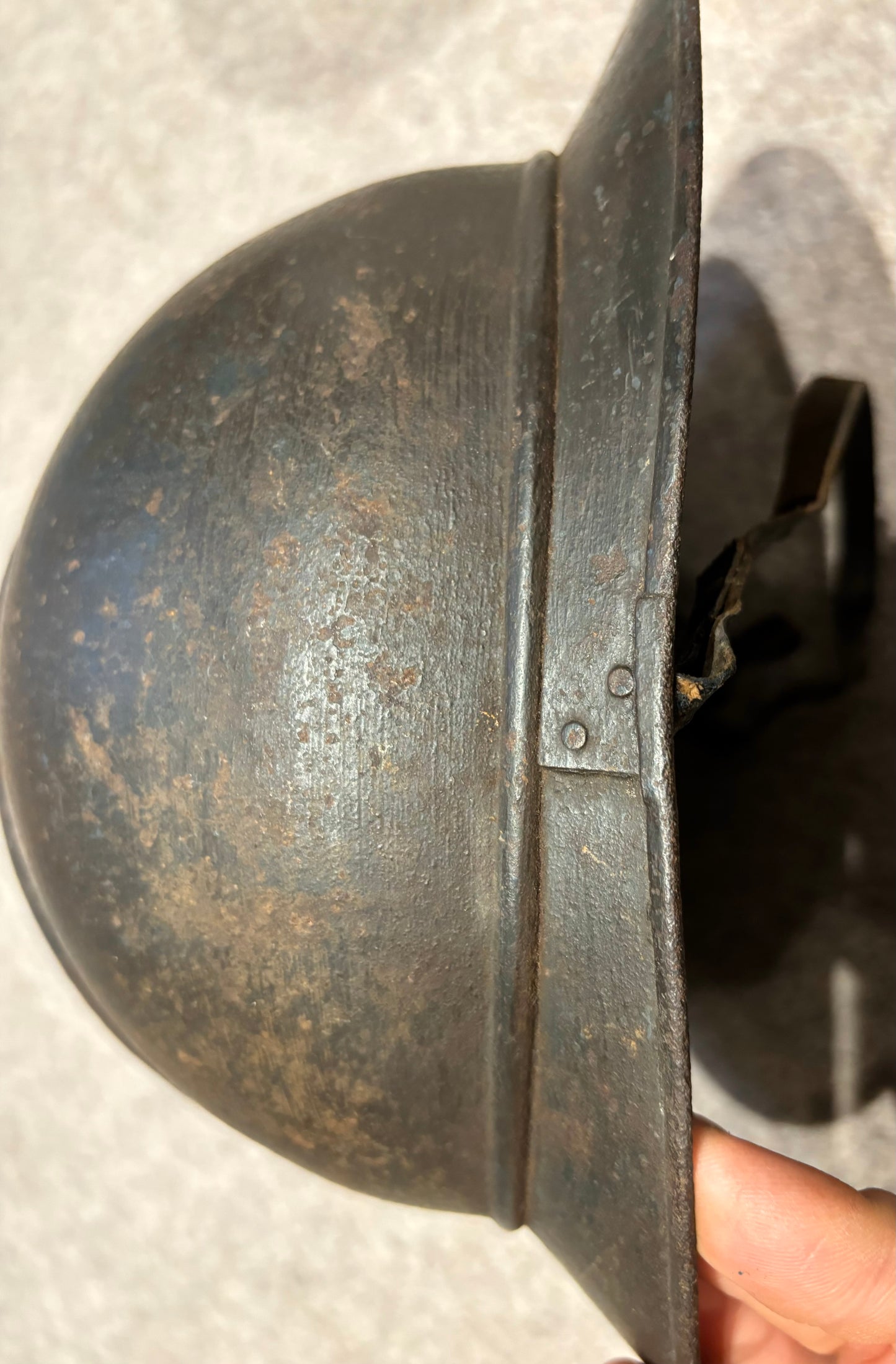 WW1 French Colonial Infantry M15 ‘Adrian’ Helmet