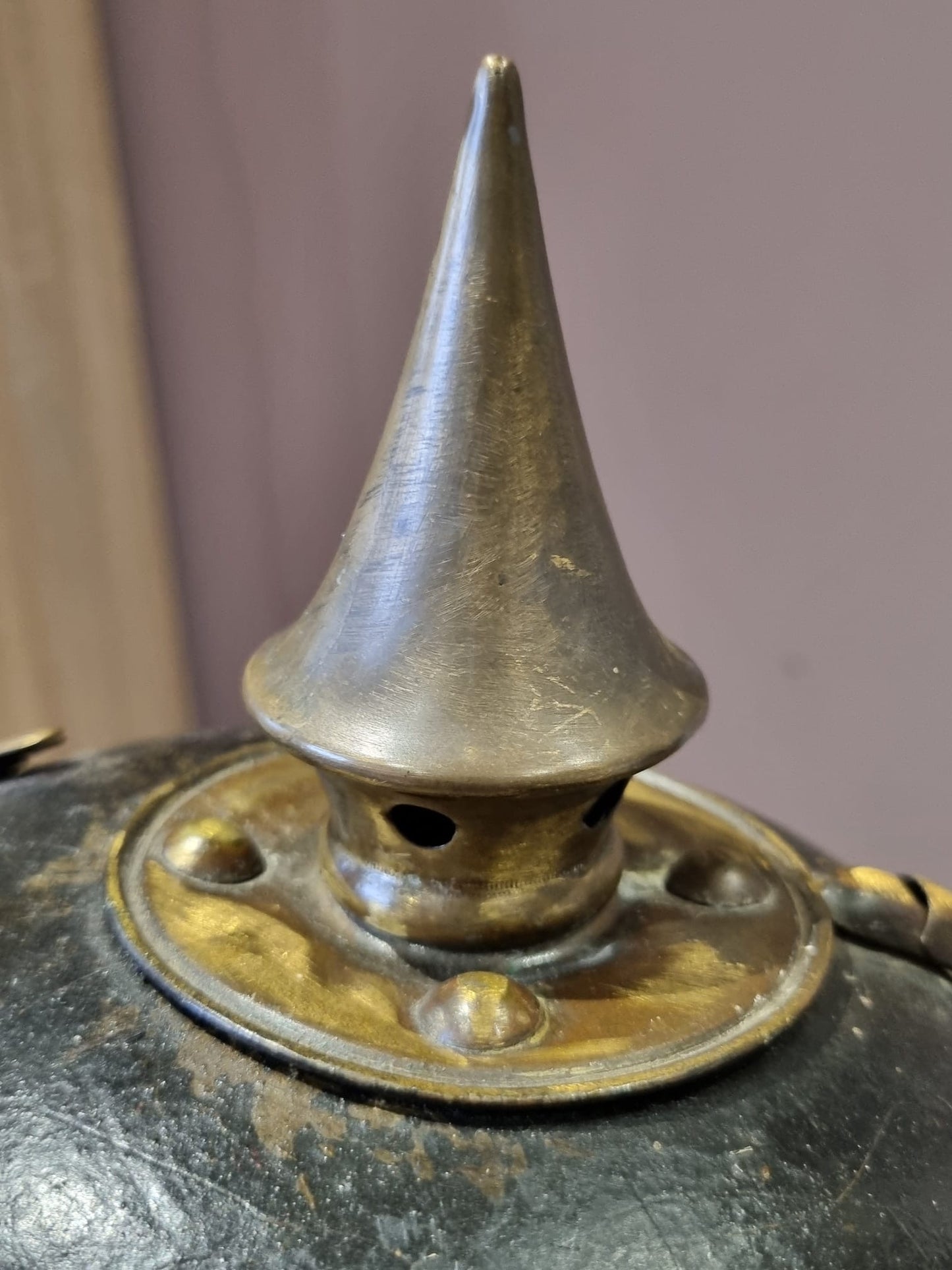 SOLD! WW1 Imperial German M1895 Prussian Enlisted Man’s Pickelhaube