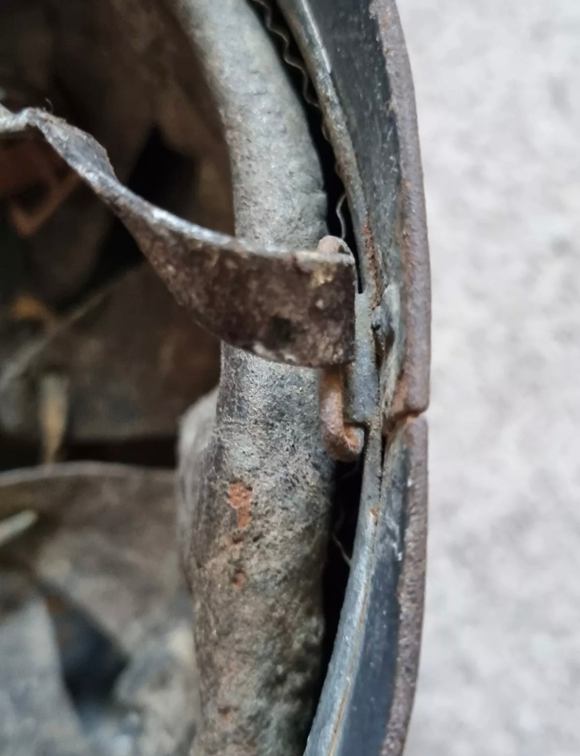 SOLD! WW1 French Infantry M15 Adrian Helmet