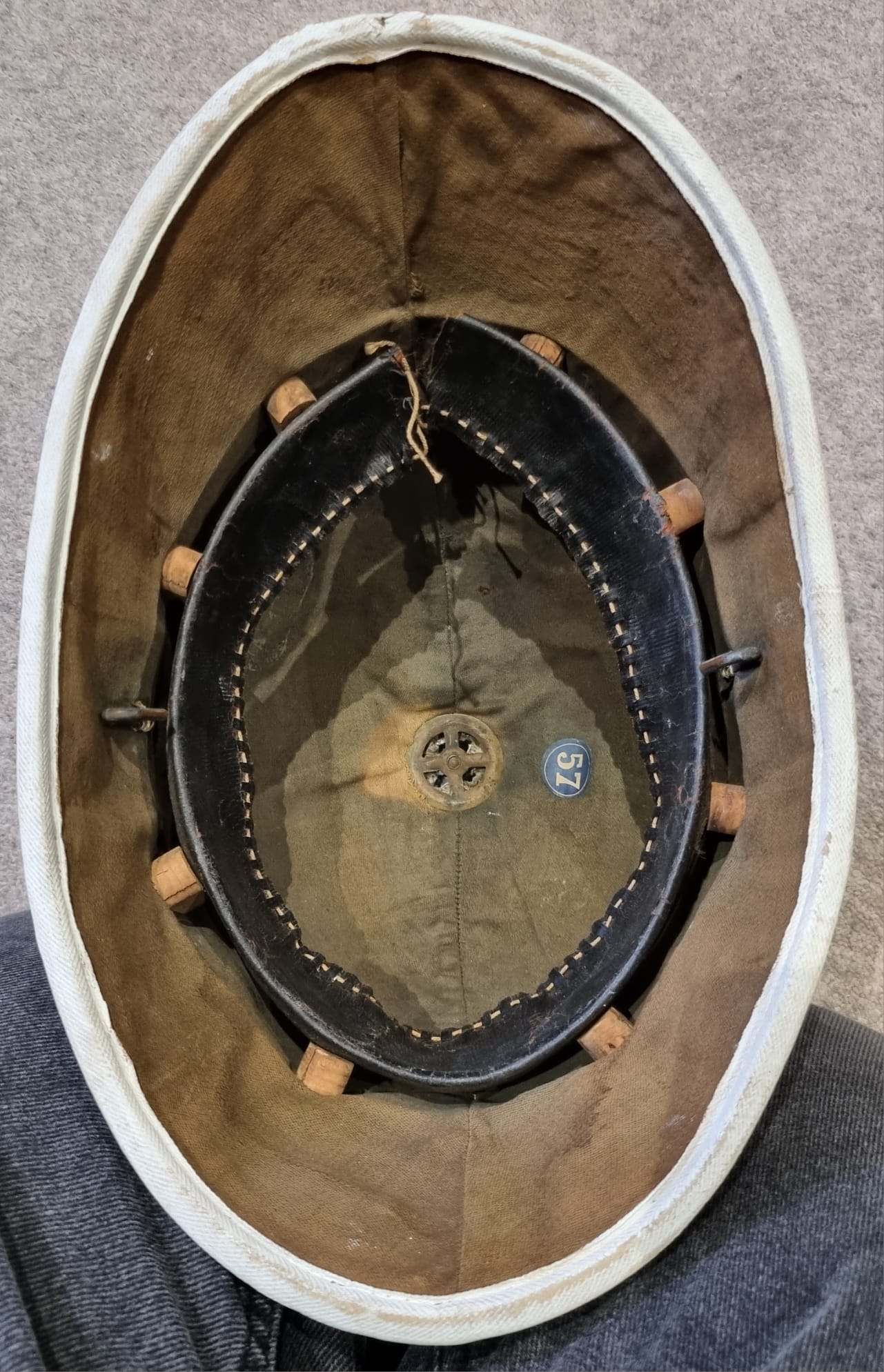 SOLD! French Colonial M1886 ‘Pain de Sucre’ Pith Helmet for the Spahis