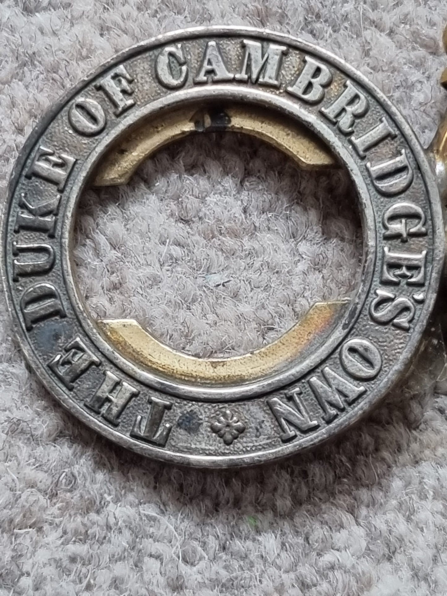 SOLD! Rare Victorian Duke Of Cambridge's Own Middlesex Regiment Belt Buckle