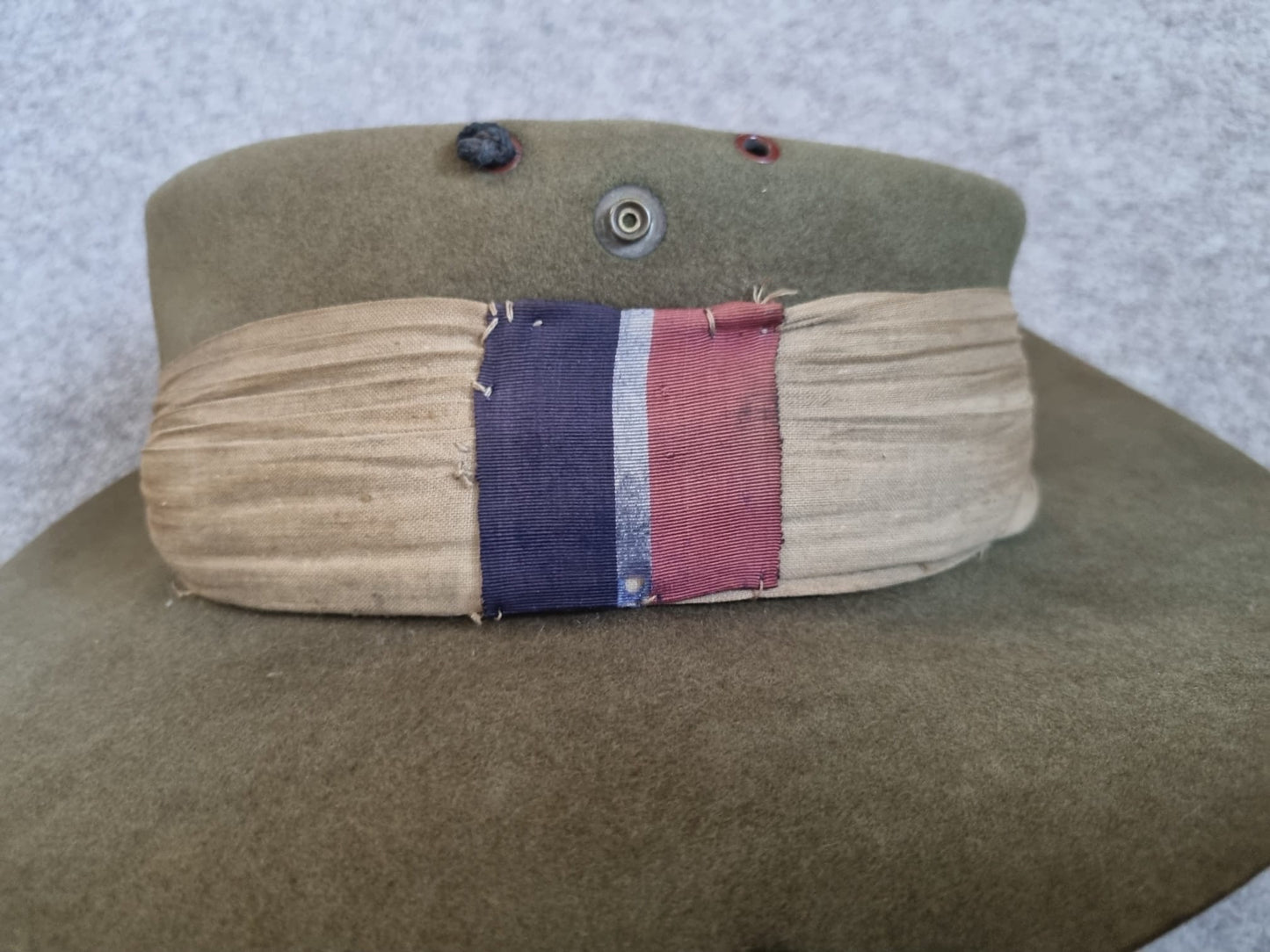 WW2 Royal Australian Air Force (RAAF) Slouch Hat, Dated 1943