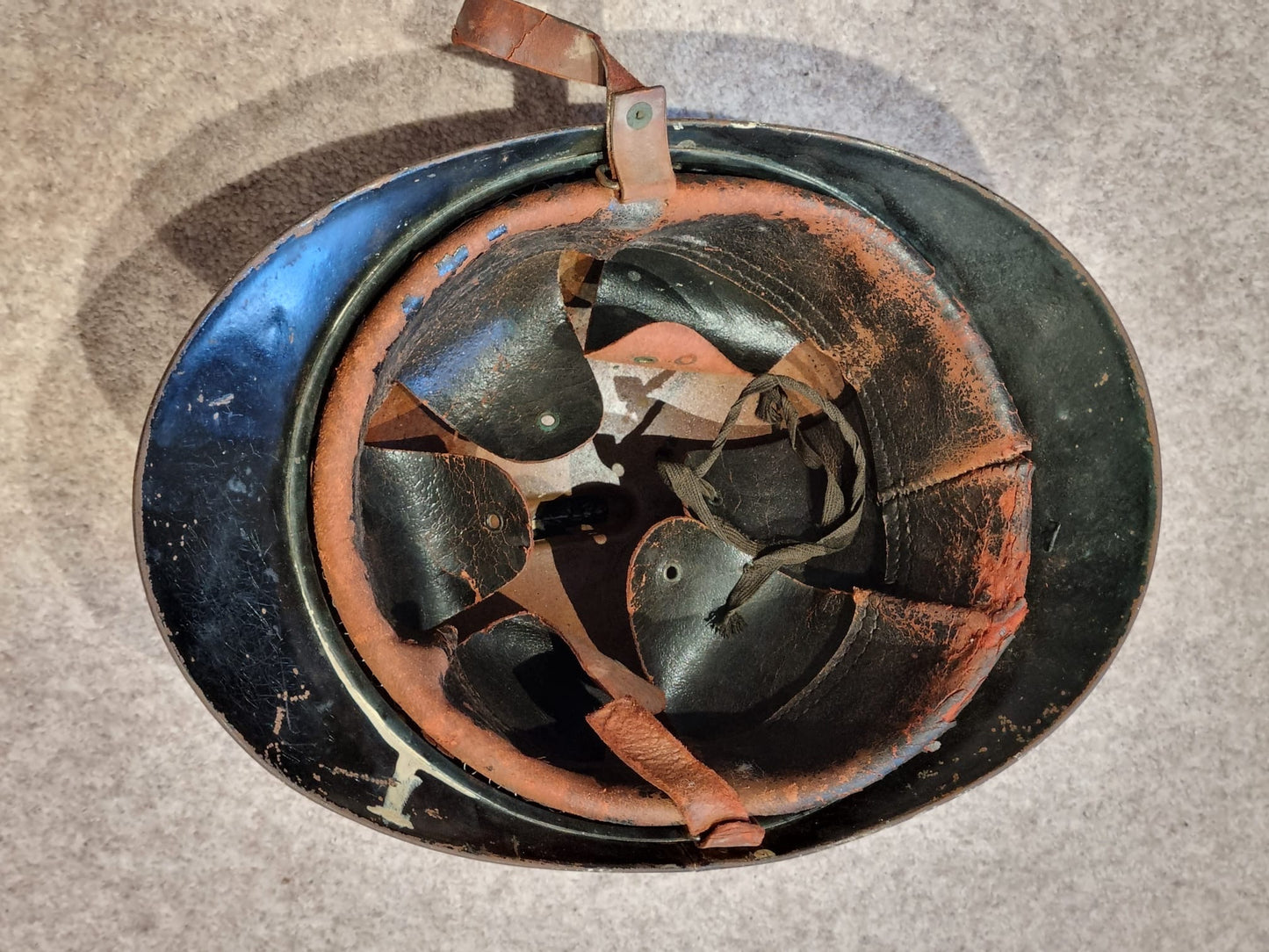 SOLD! WW1 French Red Cross Medic’s M15 ‘Adrian’ Helmet