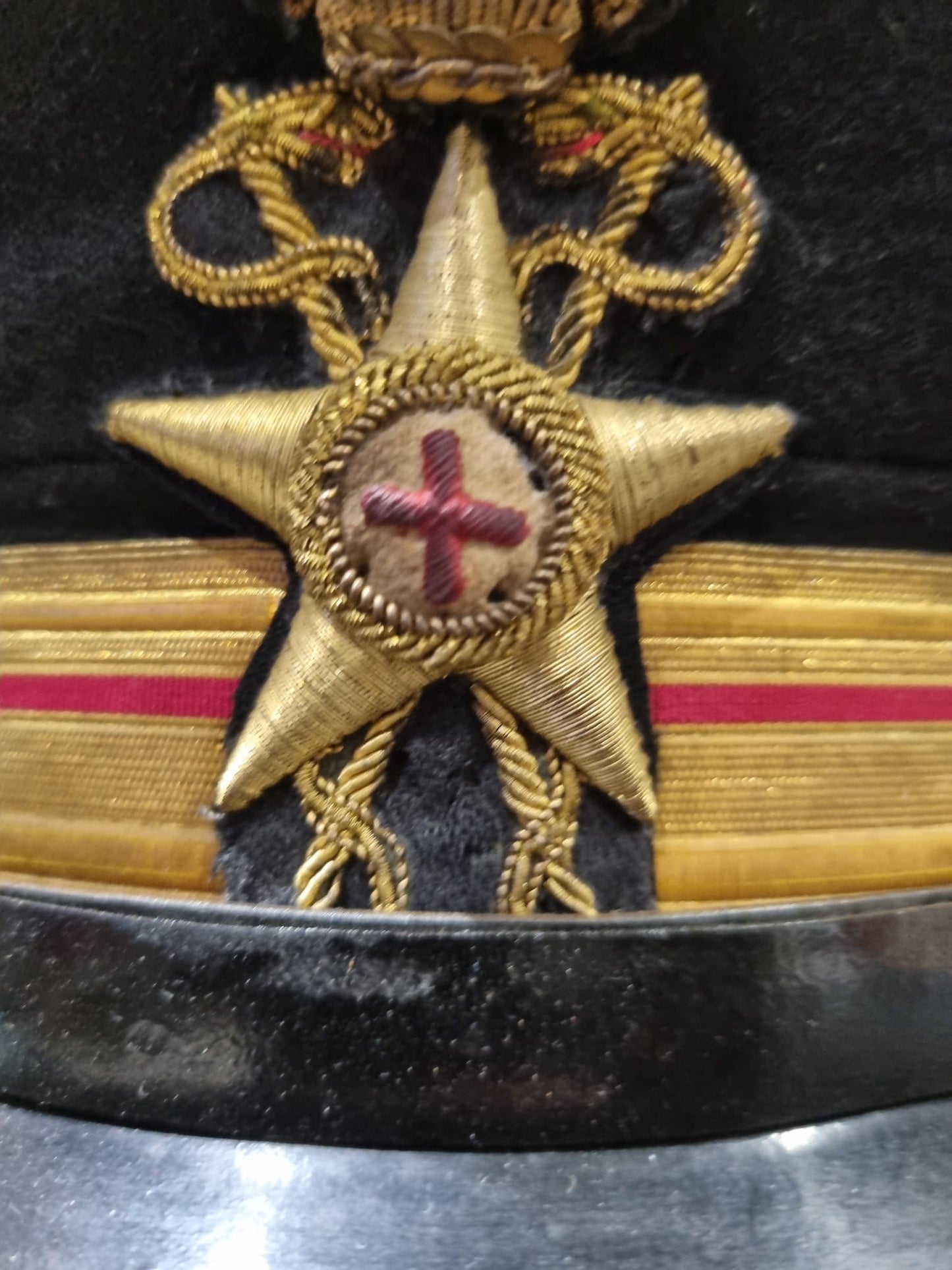 SOLD! WW2 Italian Army Medical Corps Officer’s Visor Cap
