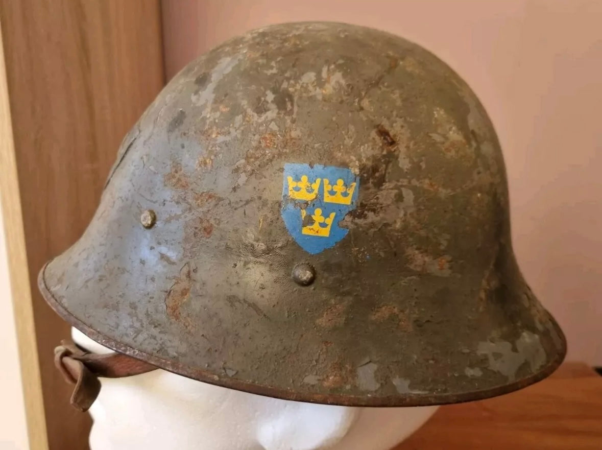 WW2 Swedish M21 (2nd Pattern) Helmet