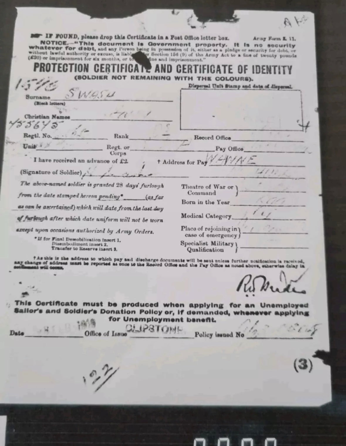 SOLD! WW1 British Medal Duo to Driver Harry Swash- Royal Field Artillery. Enlisted at Age 15, Lied about Age.