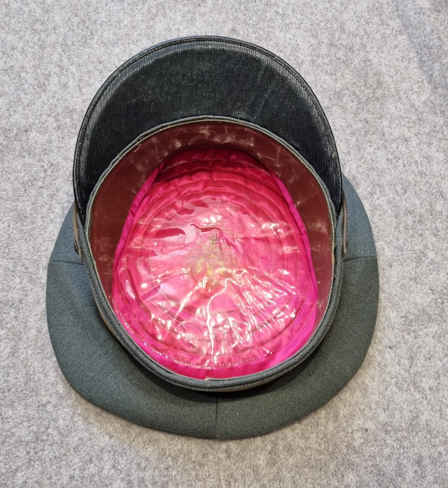 SOLD! WW2 Italian Captain’s Visor Cap to the 9th Guardia alla Frontiera Artillery Regiment (Border Guards)