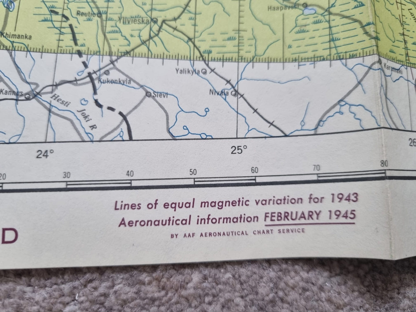 Rare! WW2 US Army Set of 53 Aeronautical Maps of Russia/Soviet Union, Marked RESTRICTED