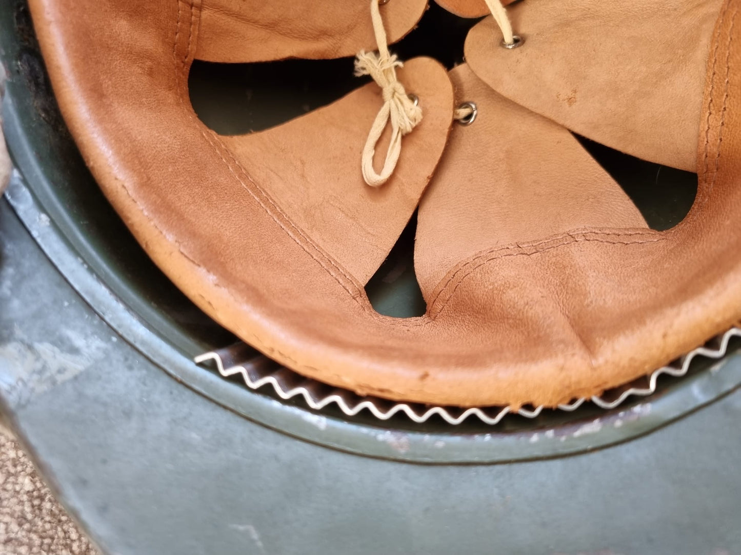 WW2/Inter War Italian Corps of Public Security Agents M15 ‘Adrian’ Helmet