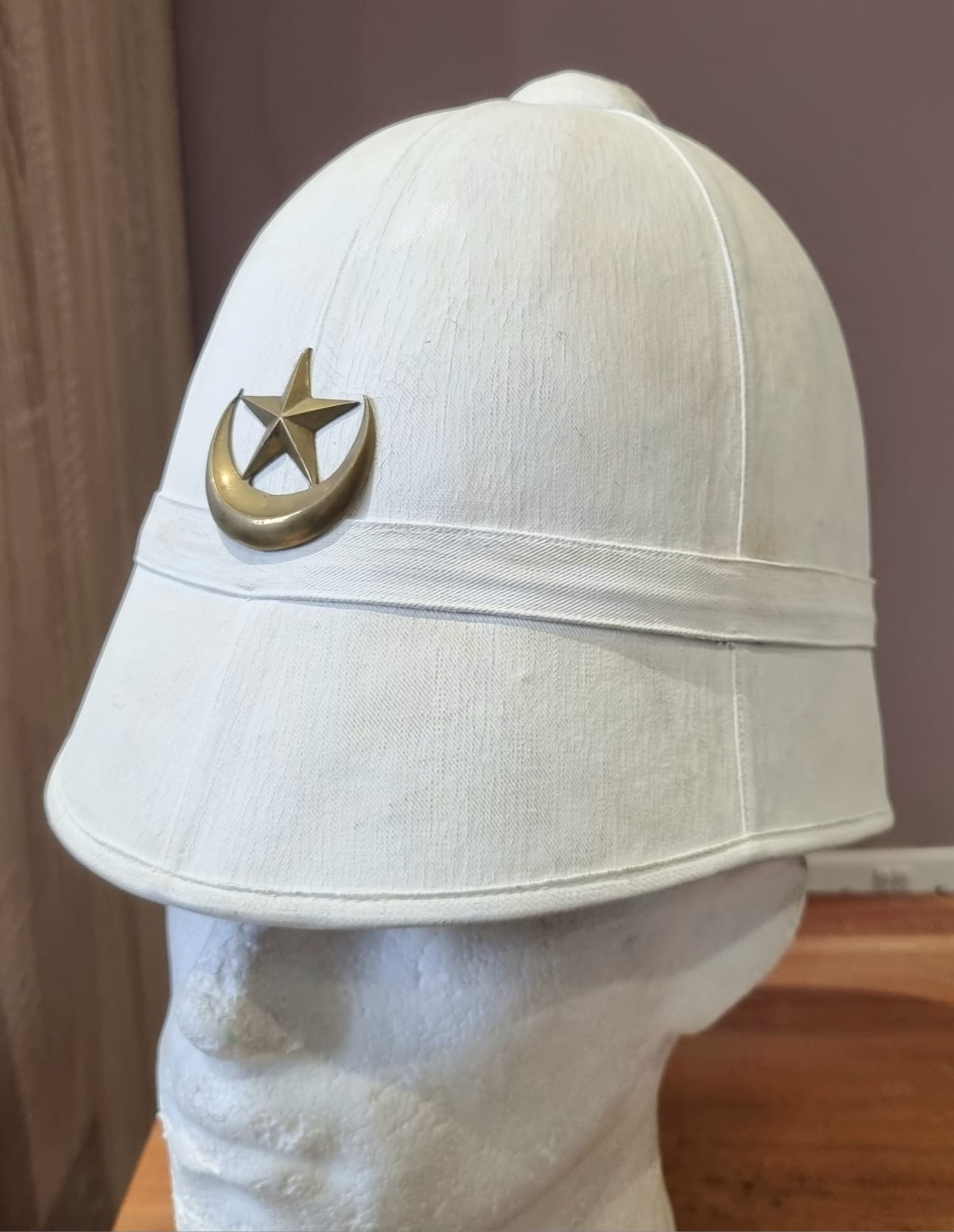 SOLD! French Colonial M1886 ‘Pain de Sucre’ Pith Helmet for the Spahis