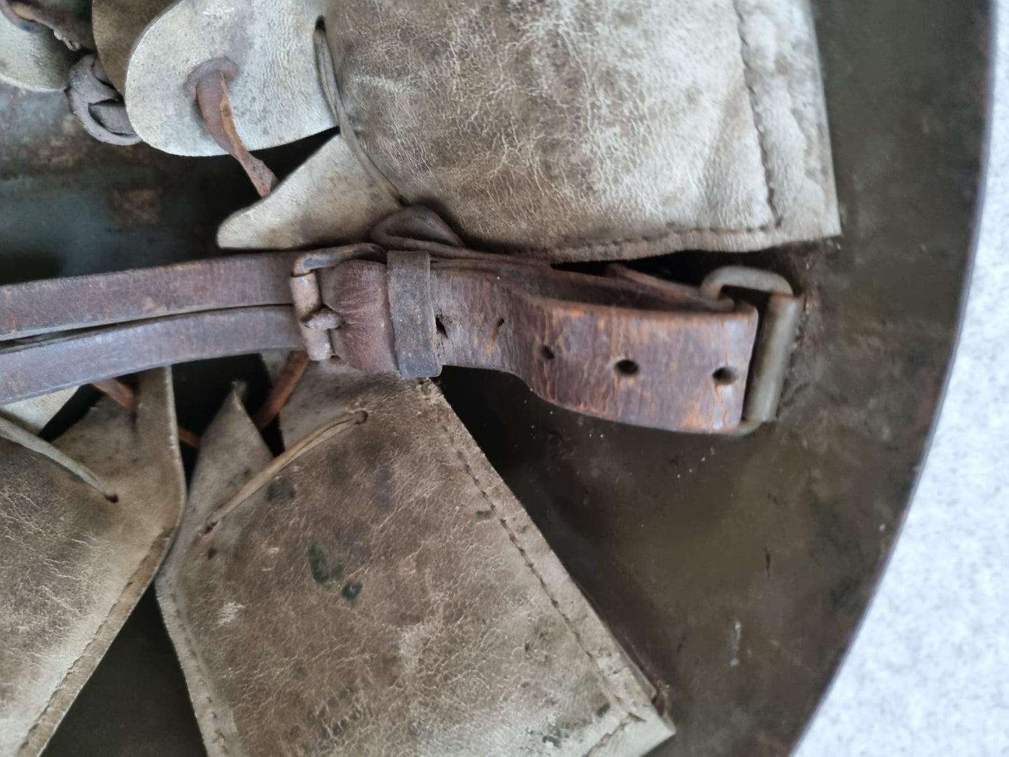 Spanish Civil War used Czech Vz32 Helmet