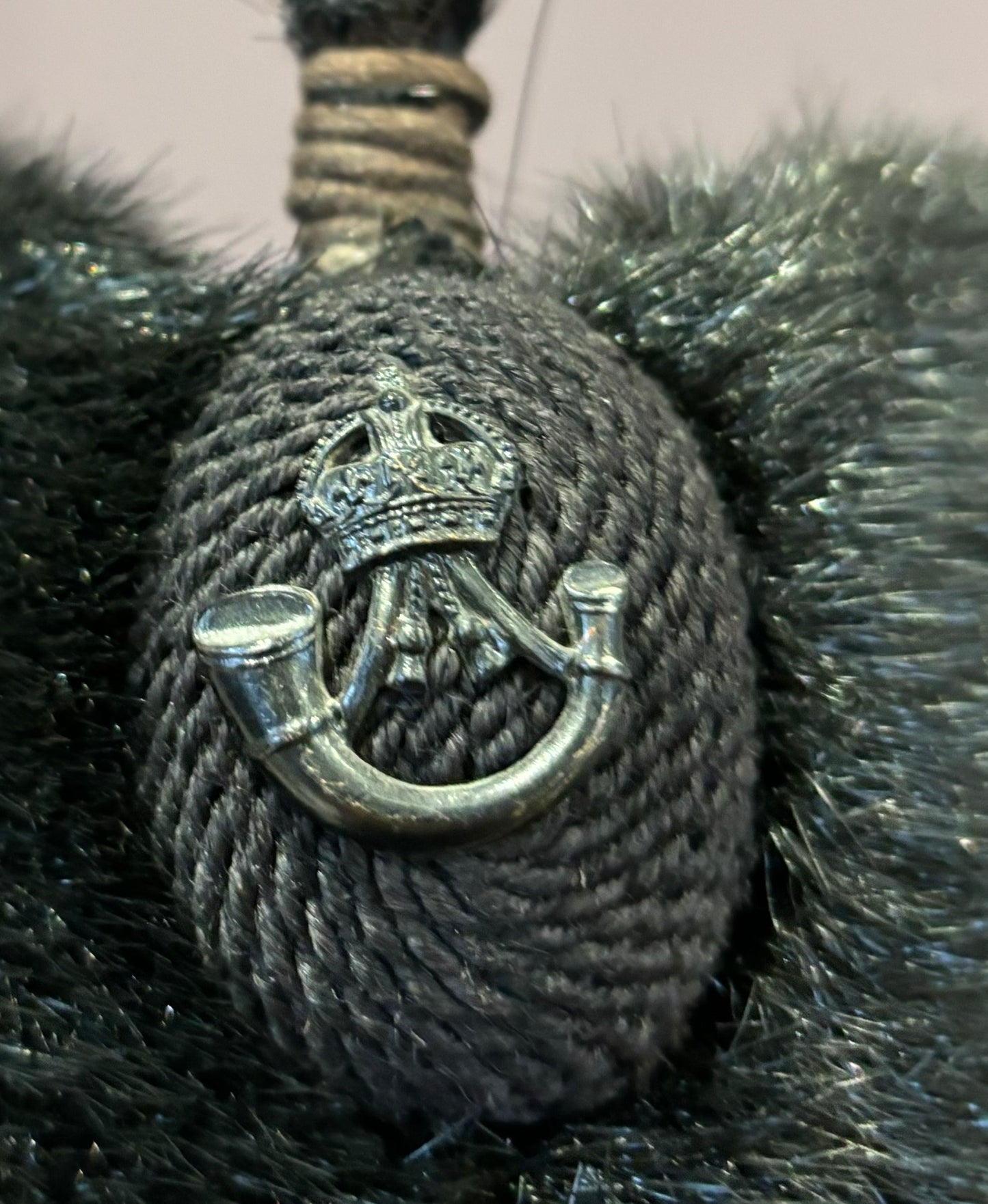 SOLD! Pre-WW1 Buckinghamshire Battalion (Ox and Bucks Light Infantry) Sealskin OR’s Rifles Busby