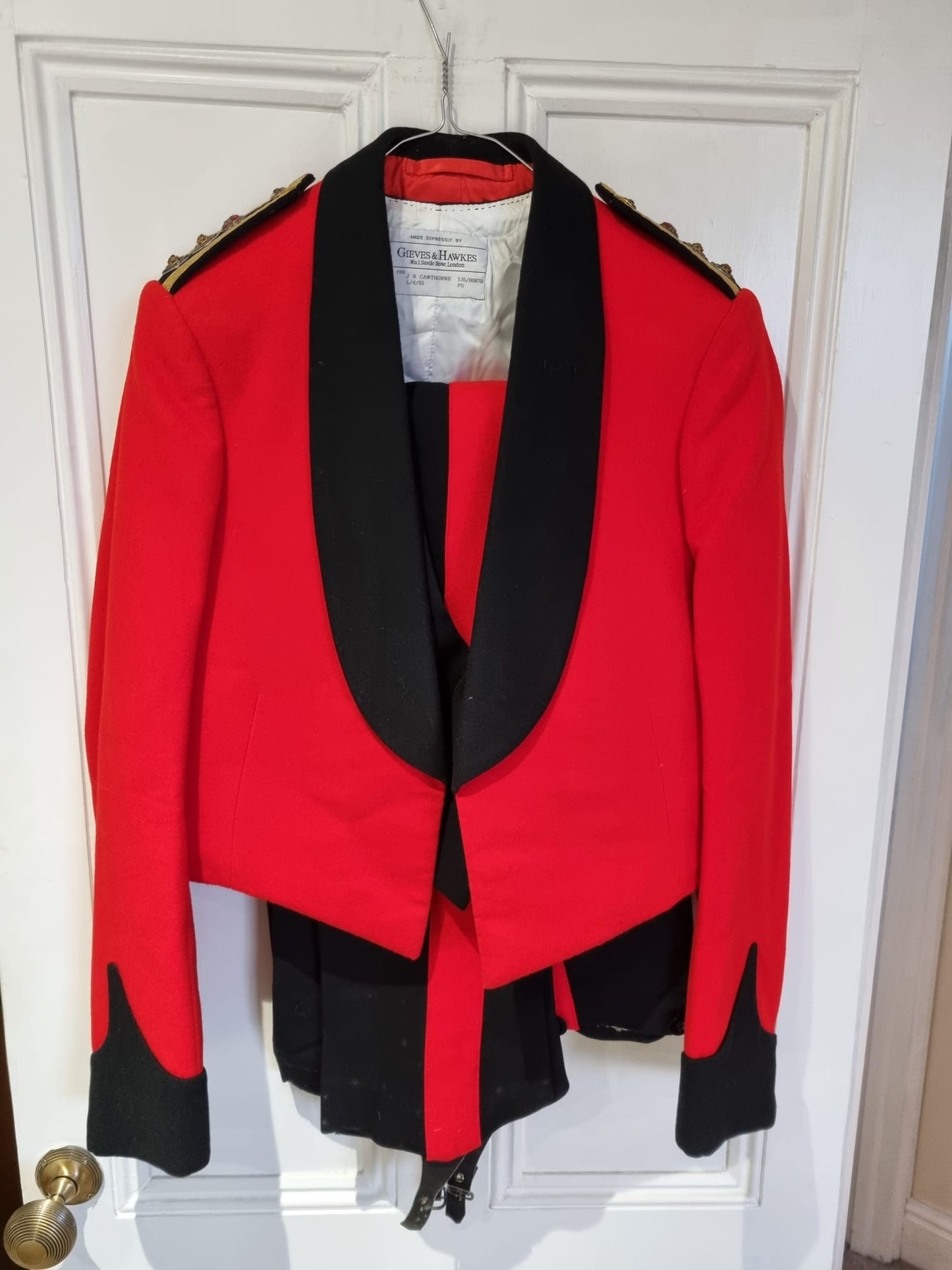SOLD! Post War Royal Corps of Transport Colonel's Mess Dress and Waistcoat