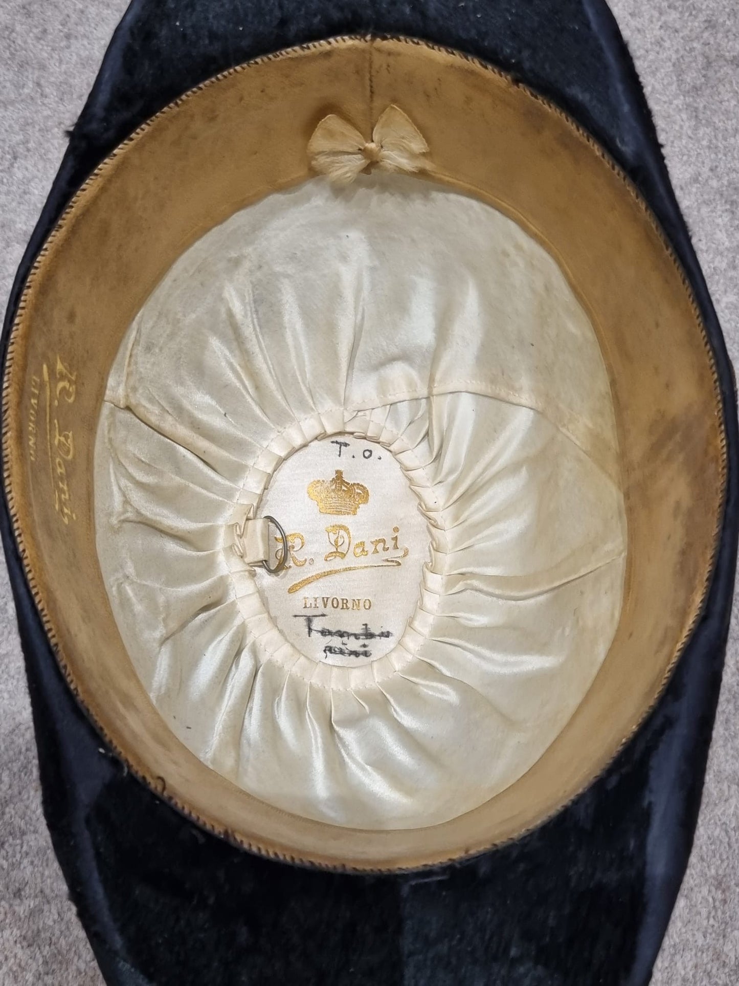 SOLD! Inter War to WW2 Italian Navy Officer’s Bicorne, Regia Marina