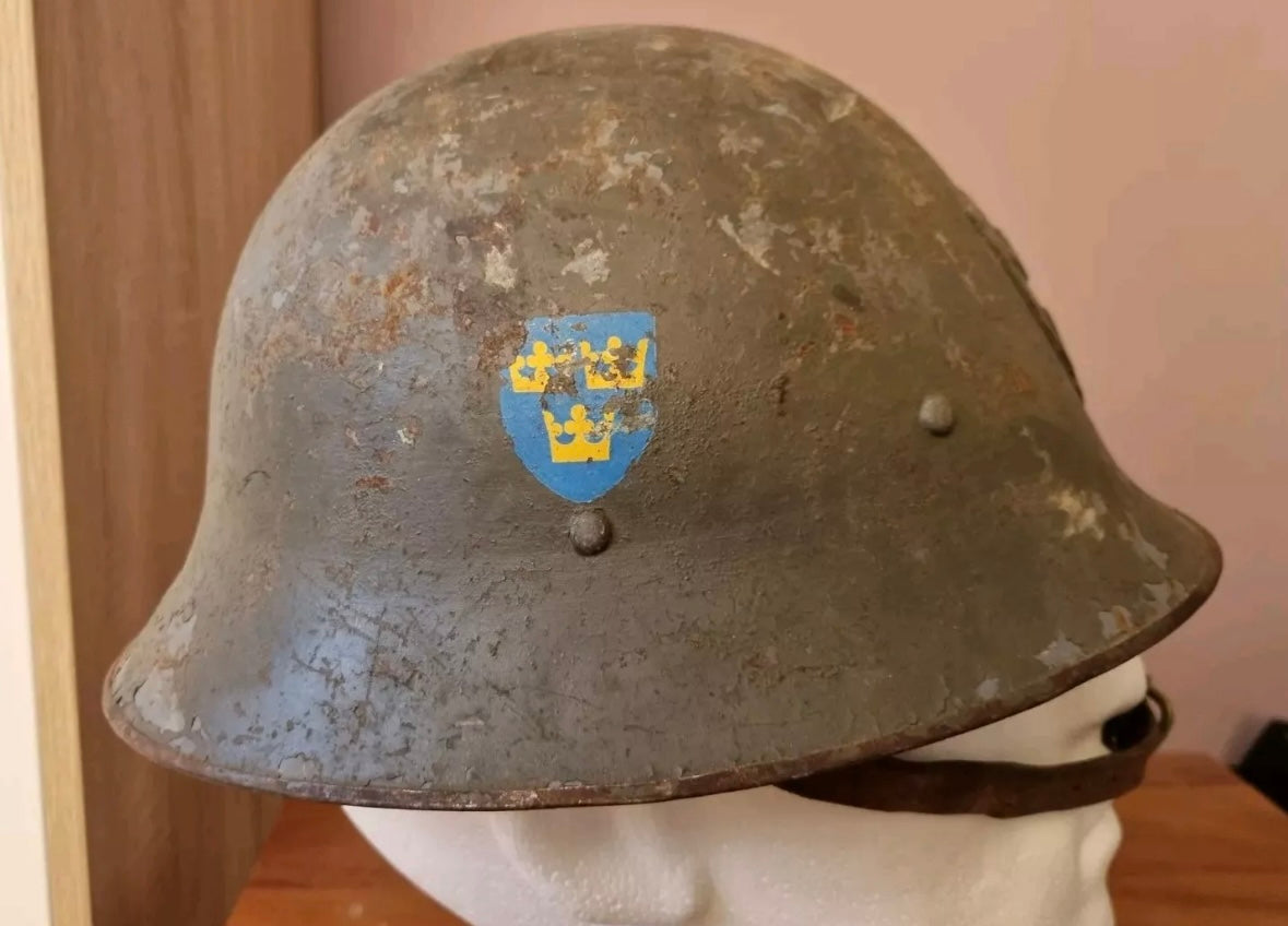 WW2 Swedish M21 (2nd Pattern) Helmet