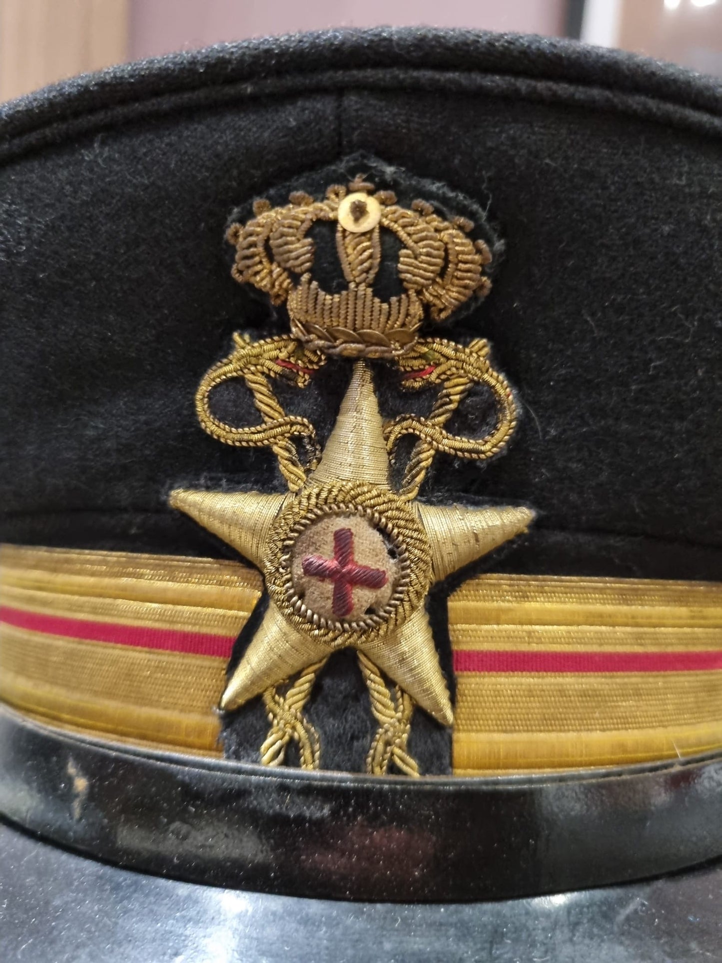 SOLD! WW2 Italian Army Medical Corps Officer’s Visor Cap