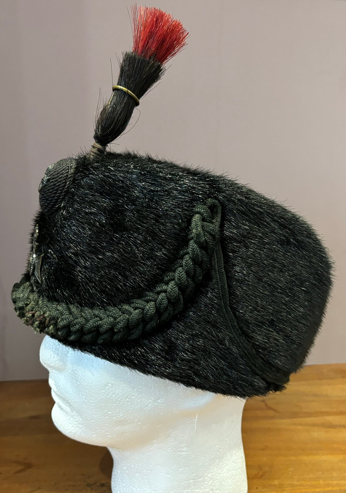 SOLD! Pre-WW1 Buckinghamshire Battalion (Ox and Bucks Light Infantry) Sealskin OR’s Rifles Busby