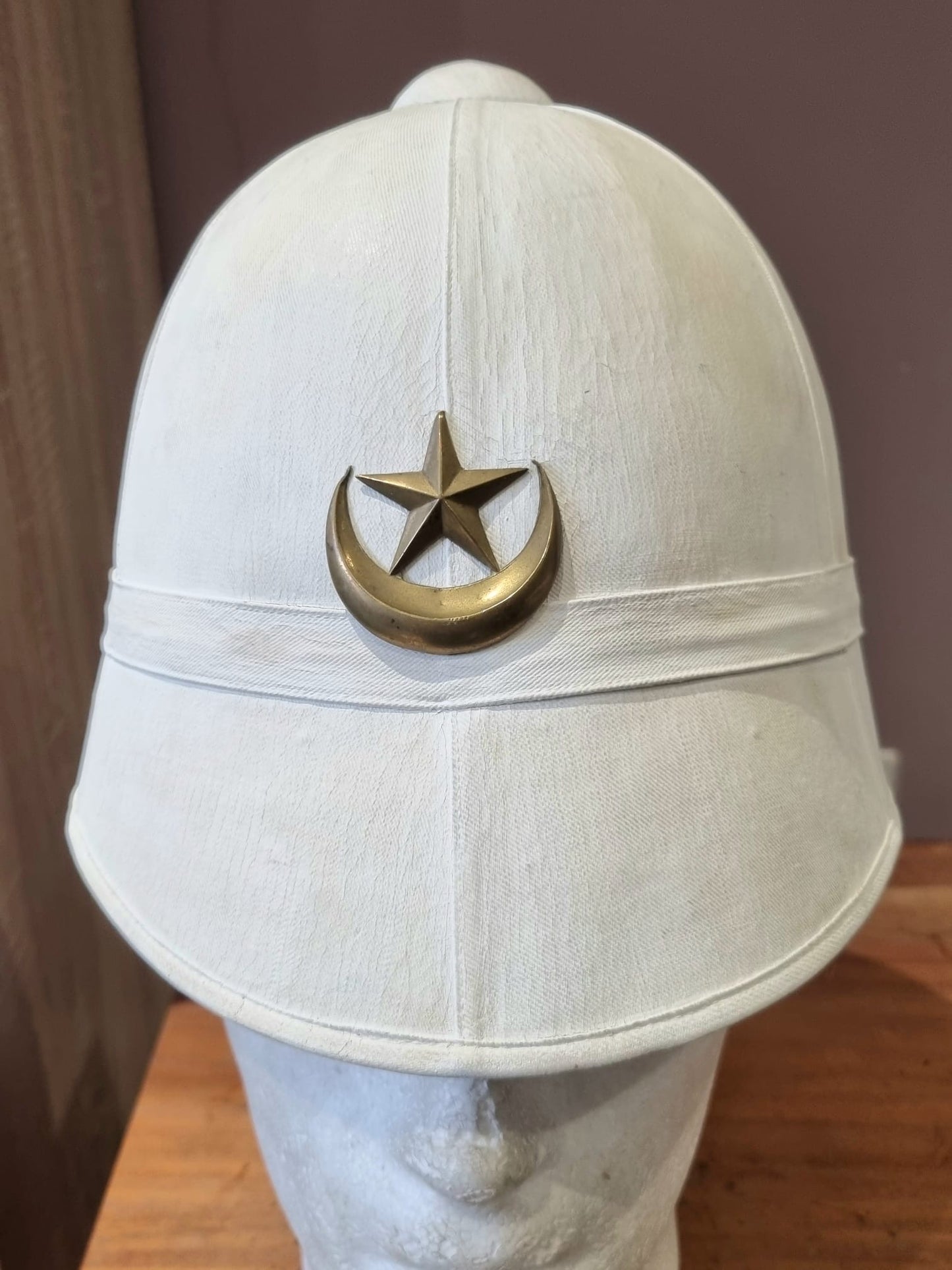 SOLD! French Colonial M1886 ‘Pain de Sucre’ Pith Helmet for the Spahis