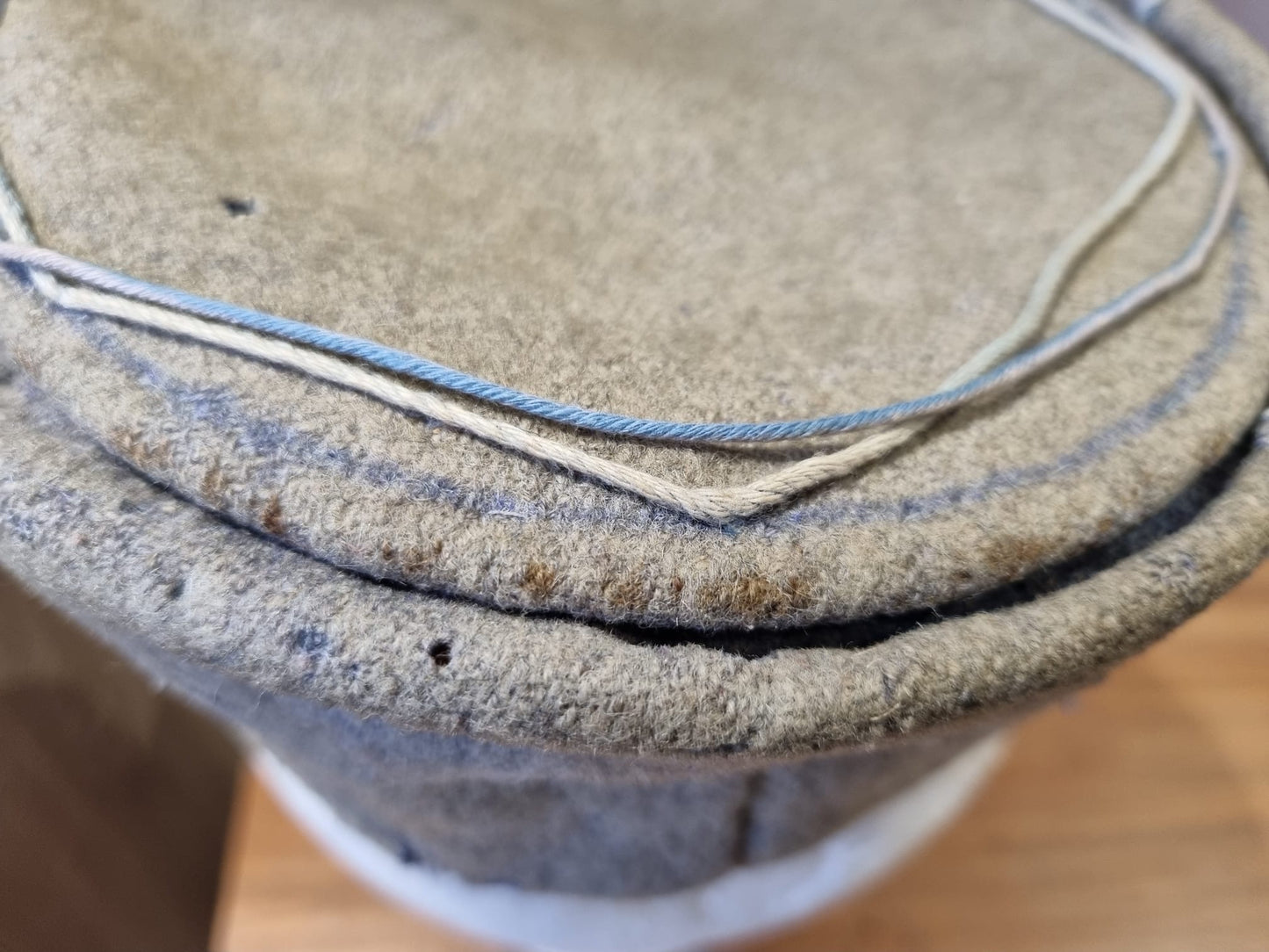 SOLD! WW1 French Infantry Officer’s Faded Horizon Blue Kepi