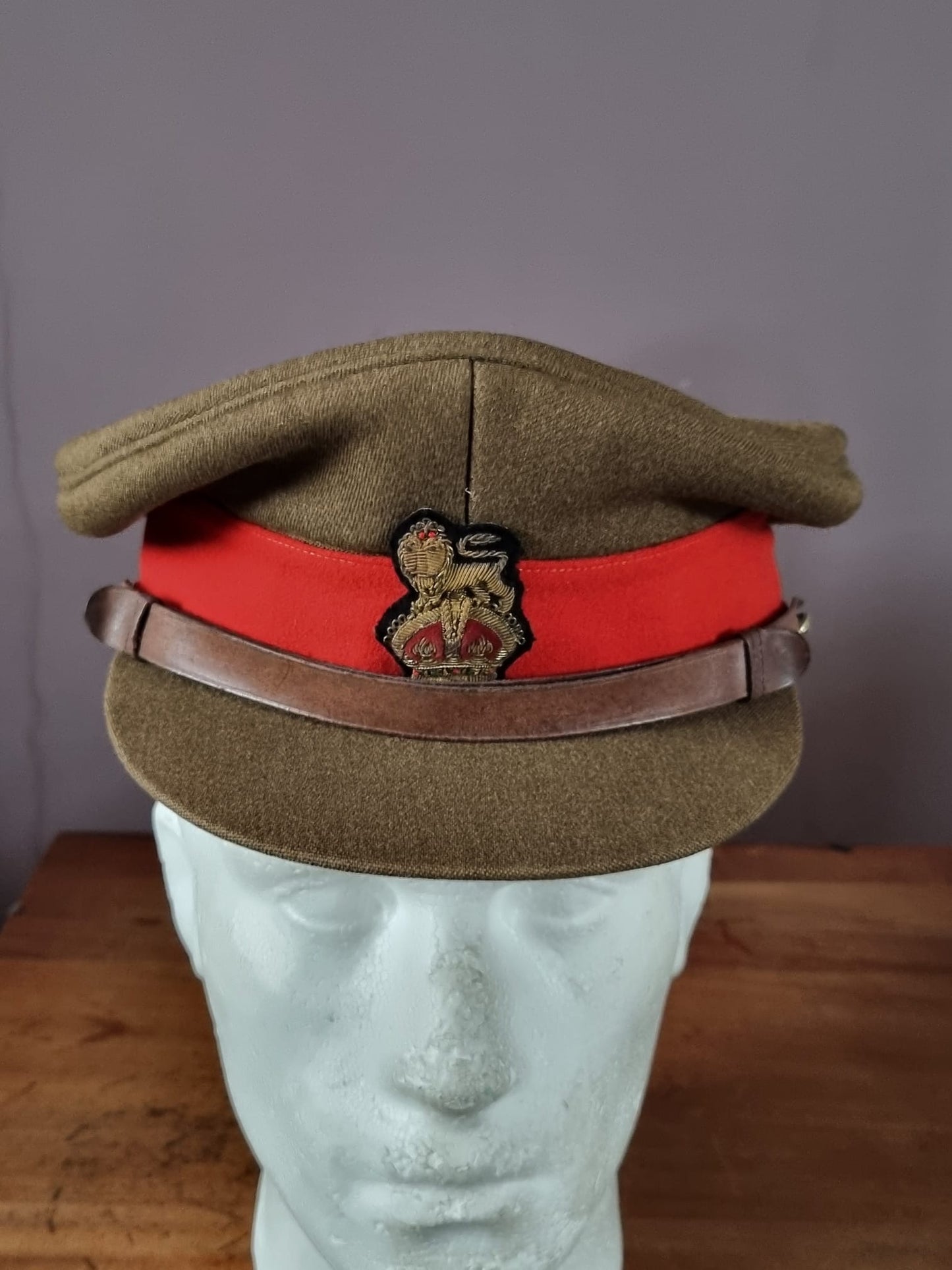 SOLD! Early 1950s British Colonel’s Royal Army Service Corps Visor Cap
