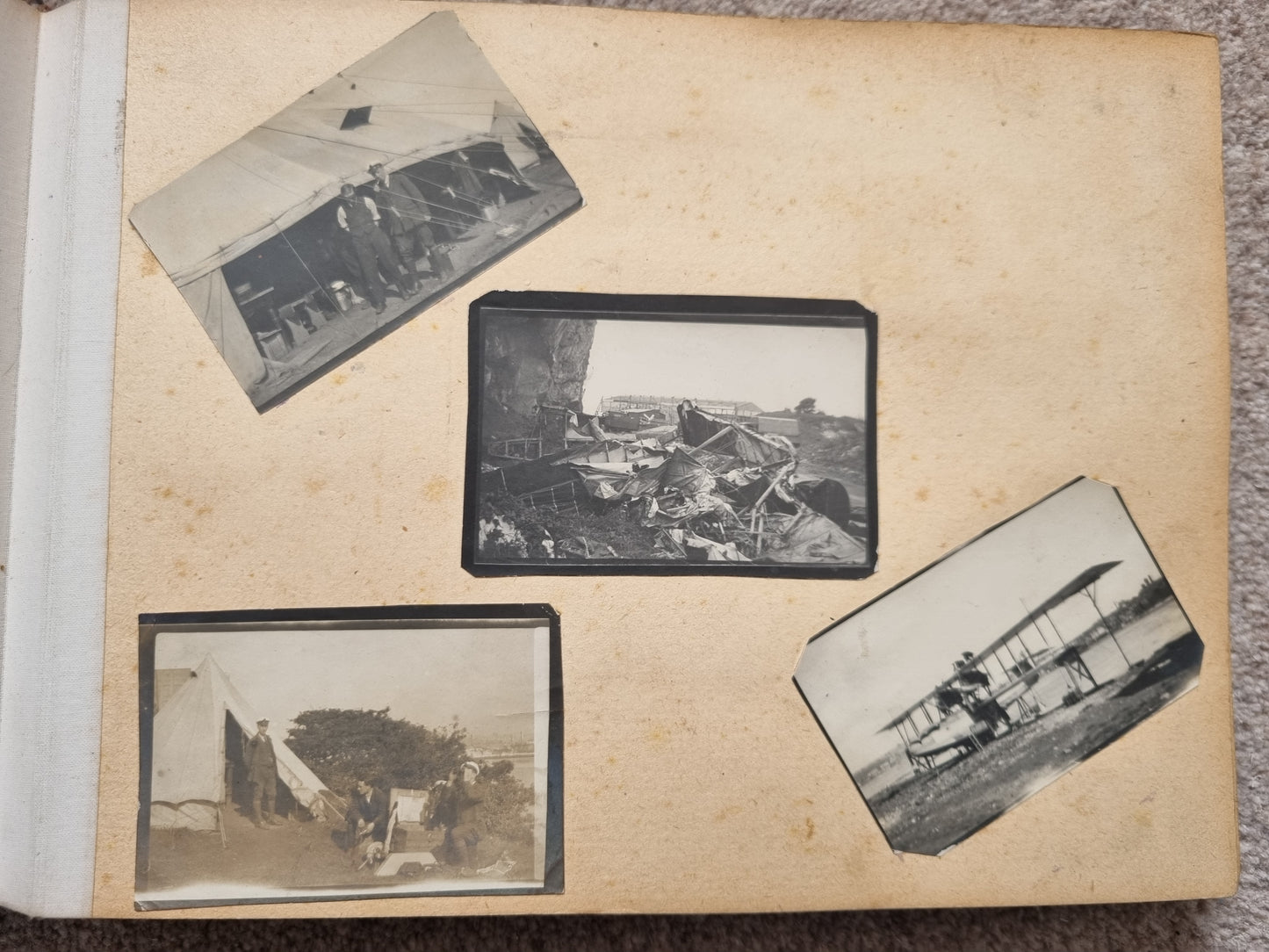 SOLD! WW1 Royal Navy Air Service (RNAS) Balloon Operator’s Photo Album