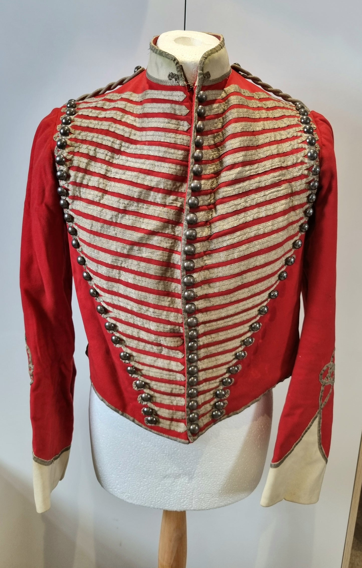 Superb Victorian Westmorland & Cumberland Hussars Shell Jacket & Trousers, Dated 1889