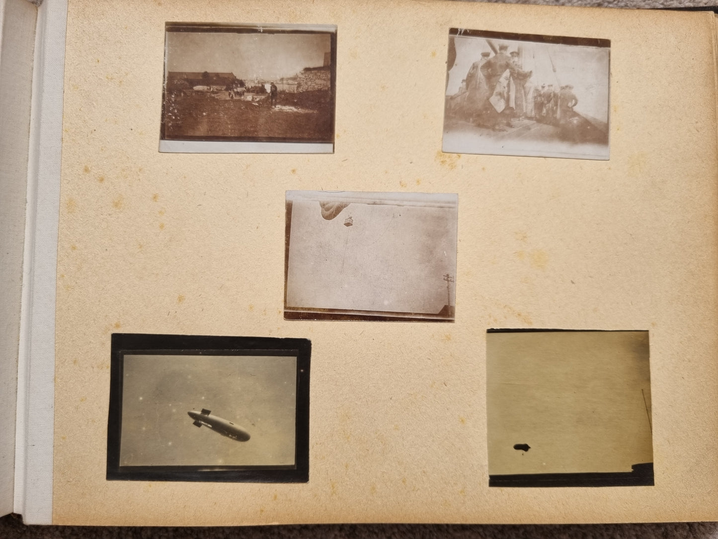 SOLD! WW1 Royal Navy Air Service (RNAS) Balloon Operator’s Photo Album