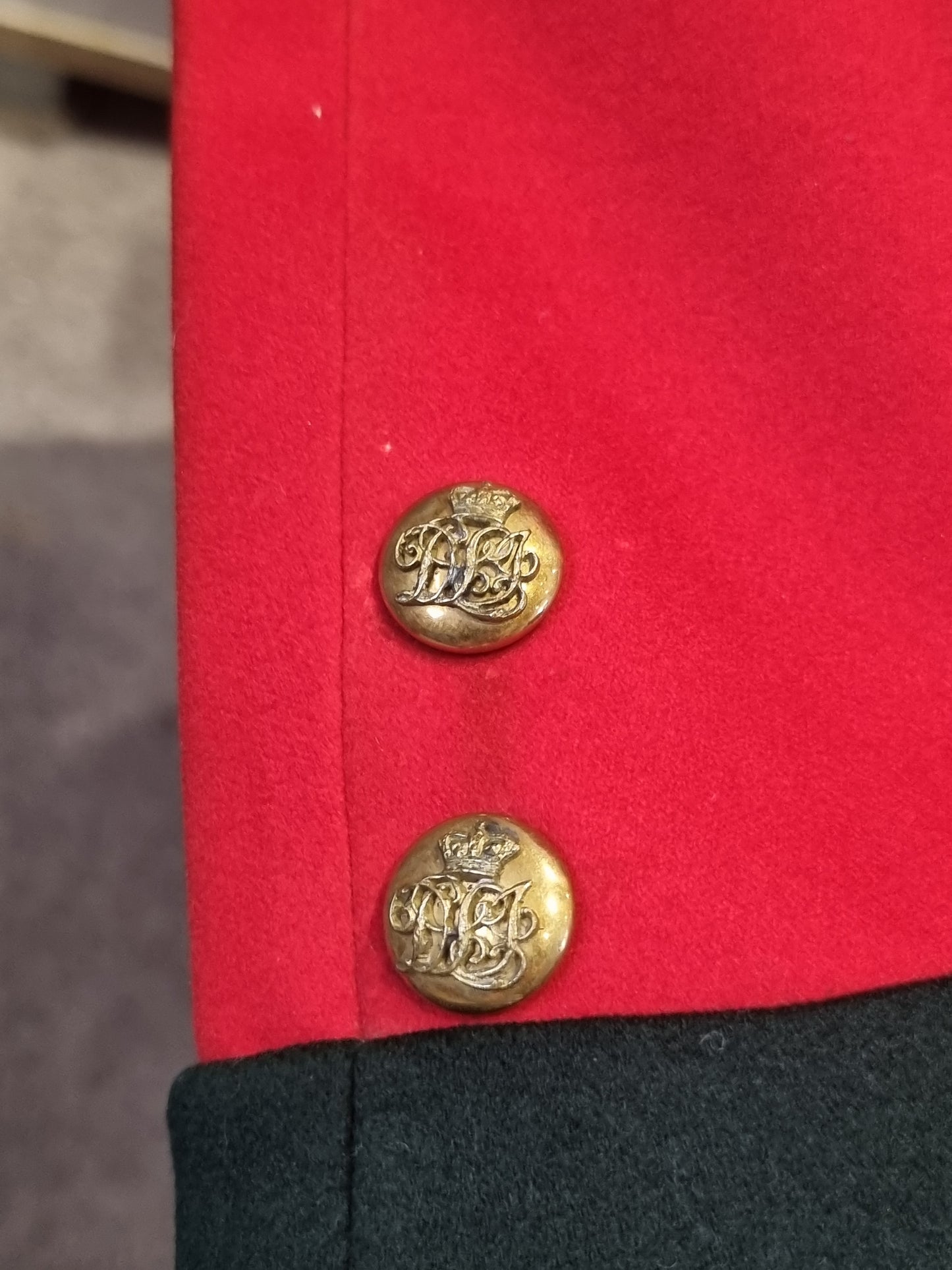 Lovely Victorian Durham Light Infantry Mess Jacket & Matching Waistcoat