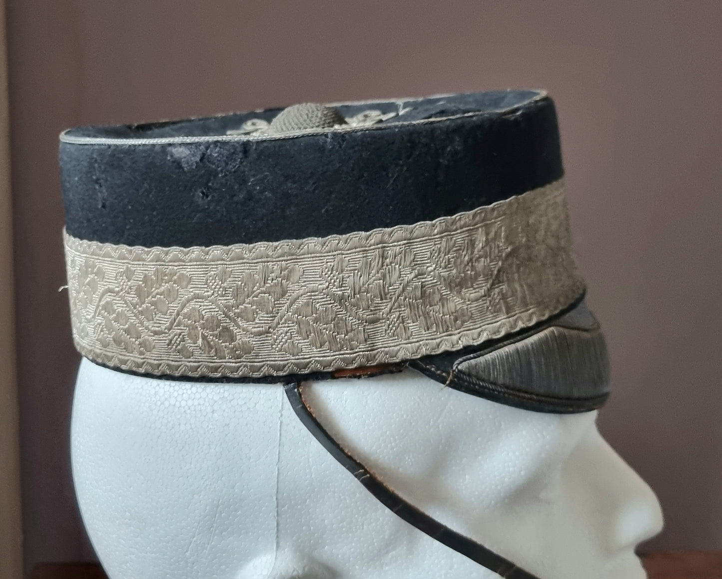 SOLD! Victorian Yorkshire Dragoons NCOs 1880 Pattern Forage Cap