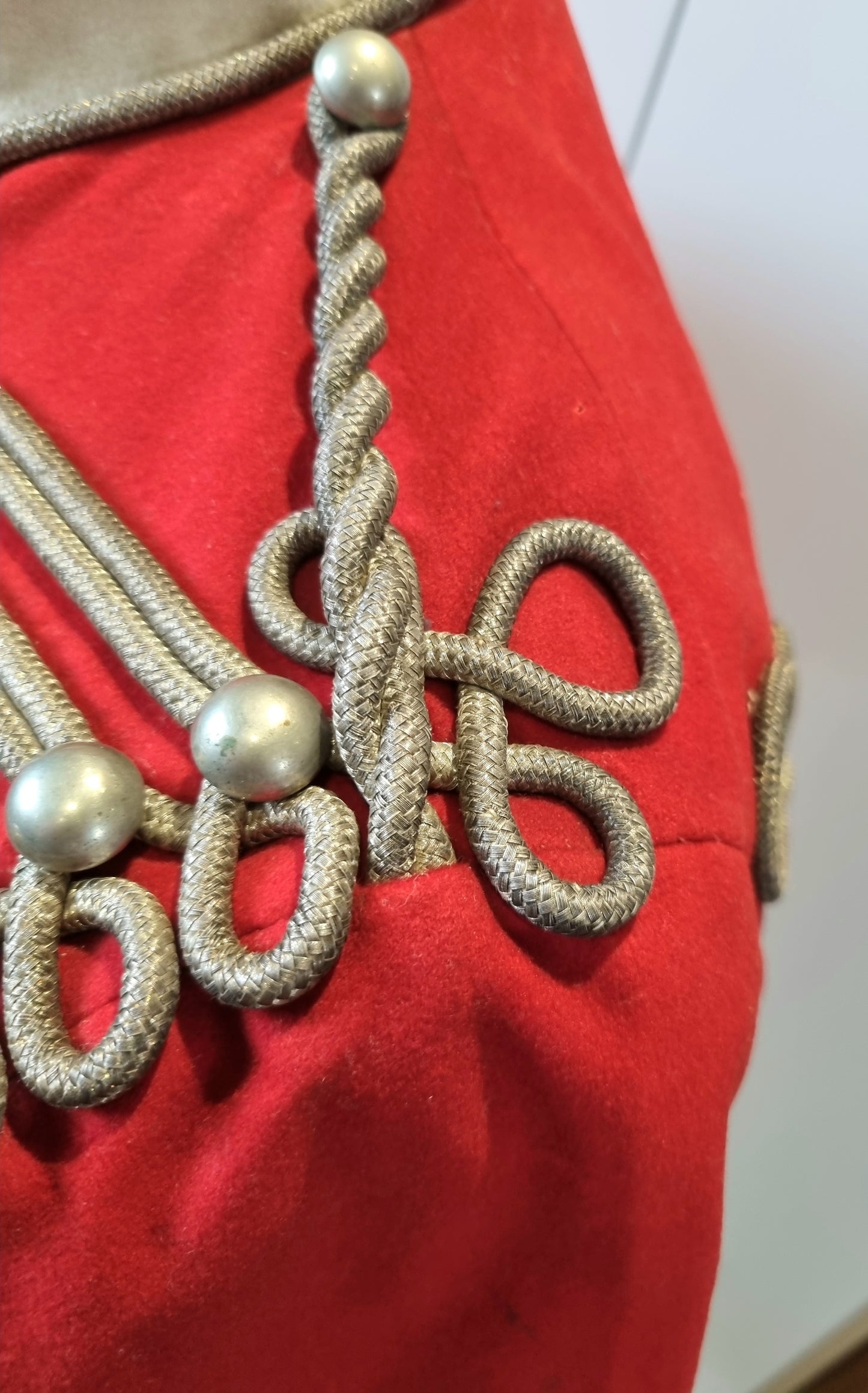 Superb Victorian Westmorland & Cumberland Hussars Scarlet Shell Jacket, Dated 1899