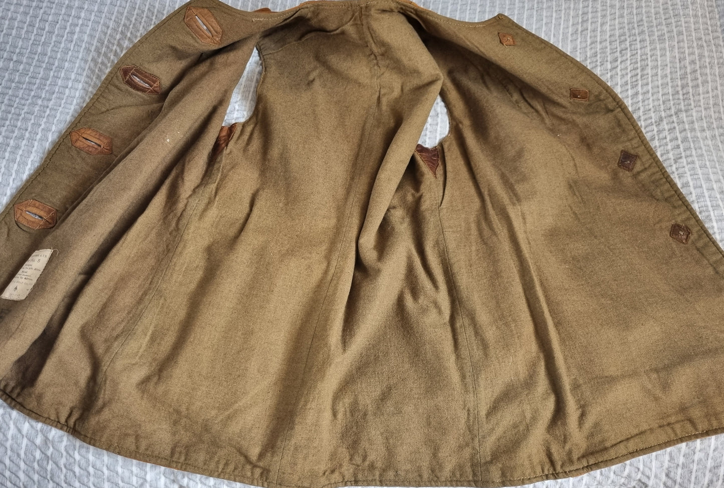 Fantastic WW2 ATS Ladies Leather Jerkin, Dated 1942