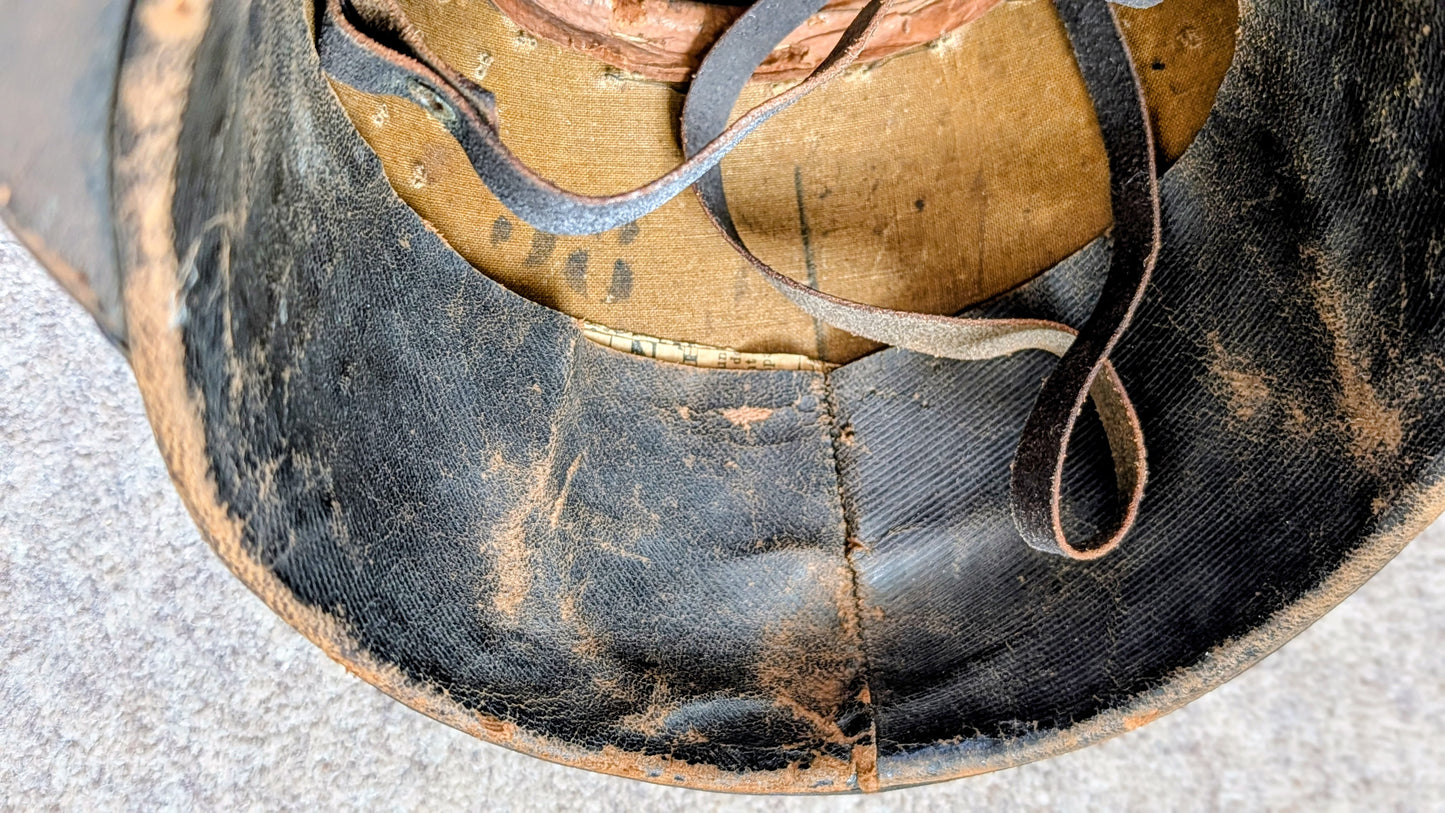 SOLD! Lovely Early 20th Century French Military Academy St Cyr Shako With Feather Plume