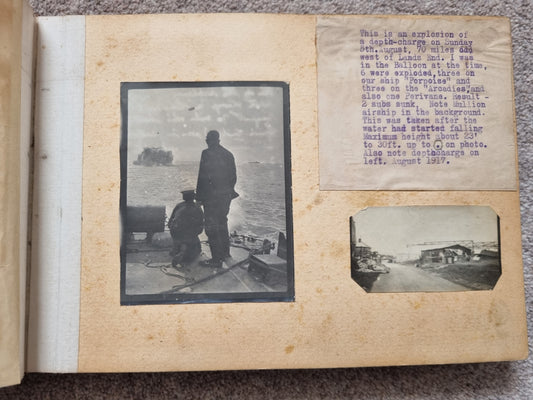 SOLD! WW1 Royal Navy Air Service (RNAS) Balloon Operator’s Photo Album