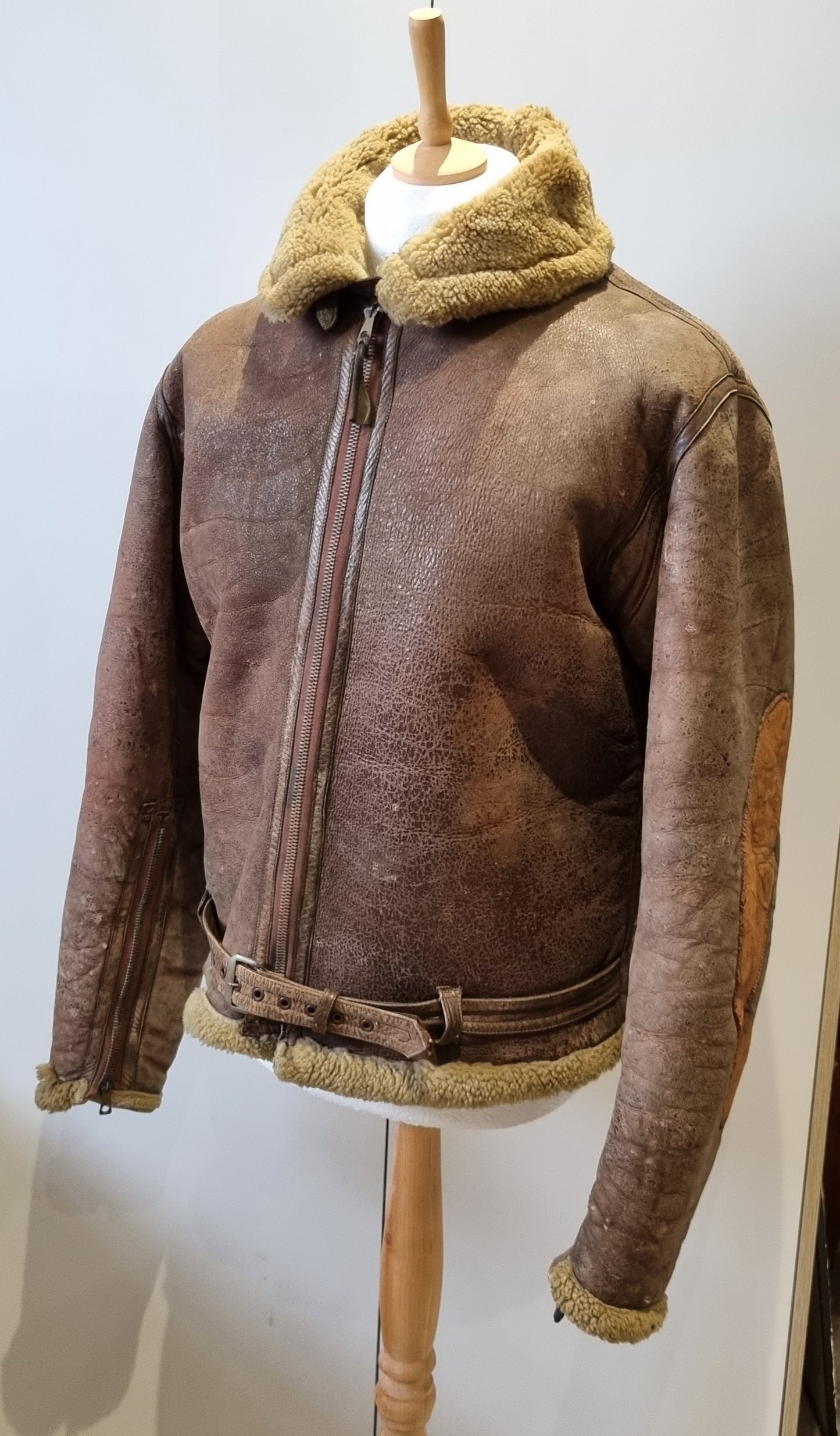 Special WW2 RAF Battle Of Britain Irvin Flying Jacket, Belonging to Fighter Ace R A KELLOW