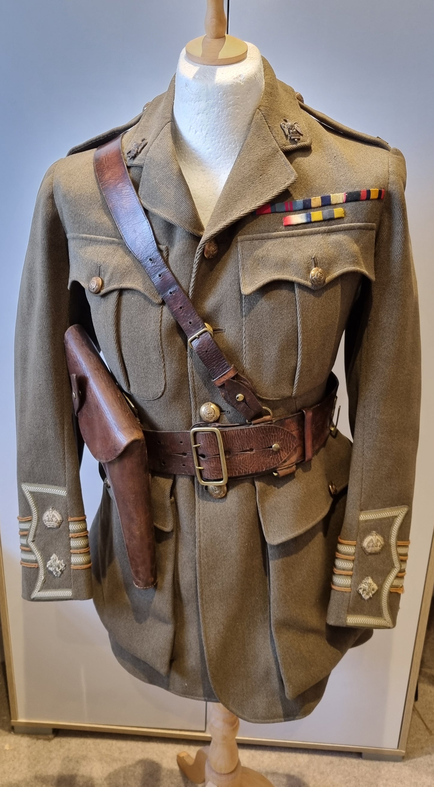 SOLD! Unique WW1 Uniform Set of Lt Colonel Frederick Wormald DSO, Commander of Royal Dragoons