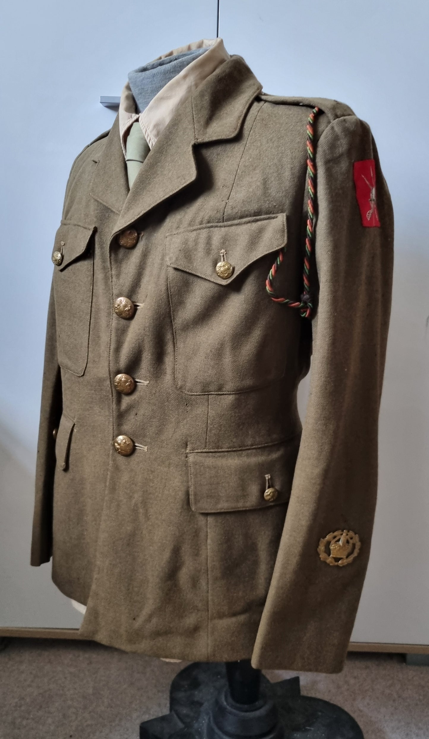 SOLD! WW2 Ladies ATS Warrant Officer’s Uniform, Jacket, Shirt & Tie - Central Midlands District