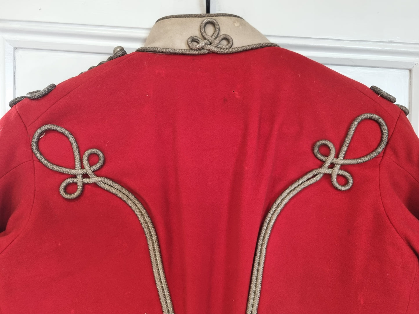 Superb Victorian Westmorland & Cumberland Hussars Scarlet Shell Jacket, Dated 1899