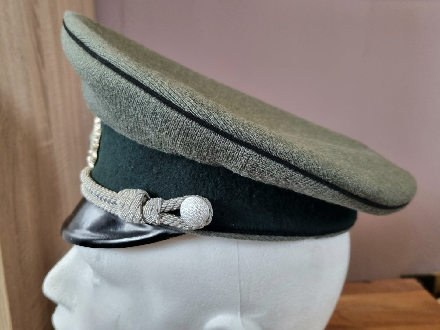 WW2 German Wehrmacht Pioneer / Engineer Officer's Visor Cap