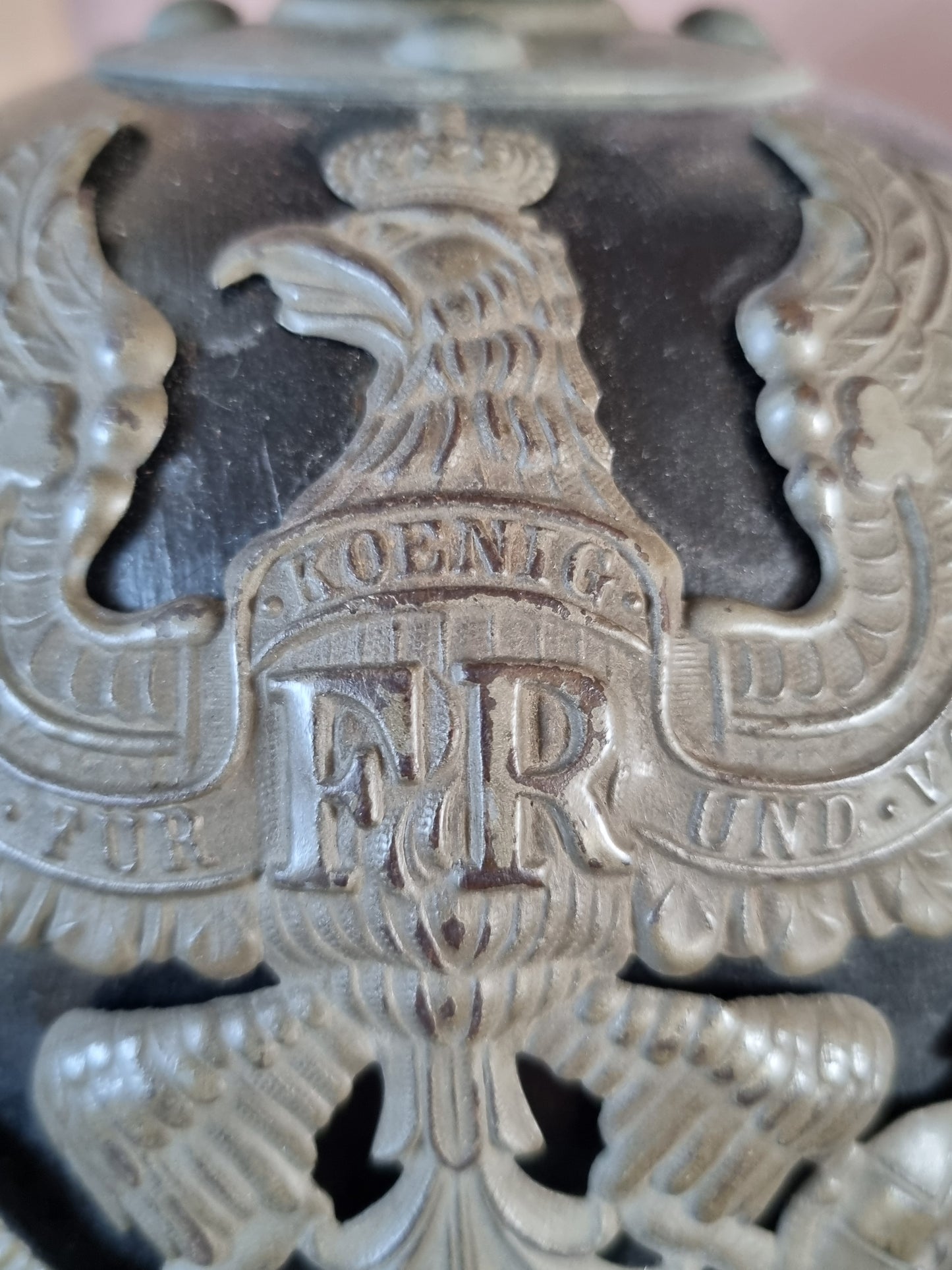 SOLD! WW1 Imperial German Army M1895 Prussian Enlisted Man Pickelhaube Helmet