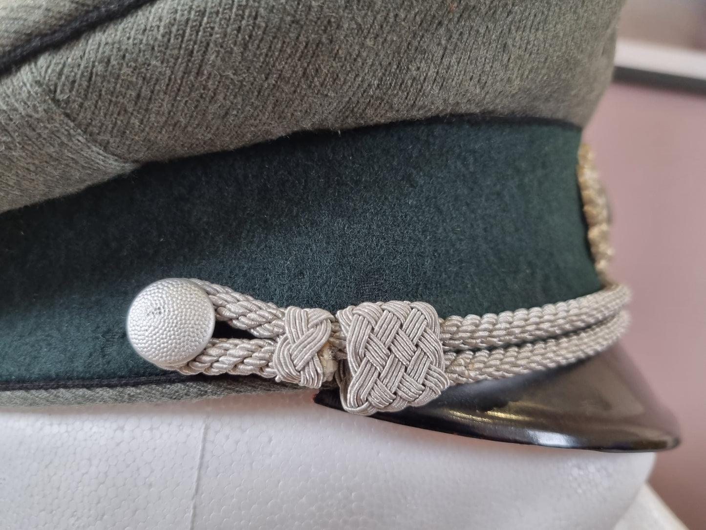 WW2 German Wehrmacht Pioneer / Engineer Officer's Visor Cap