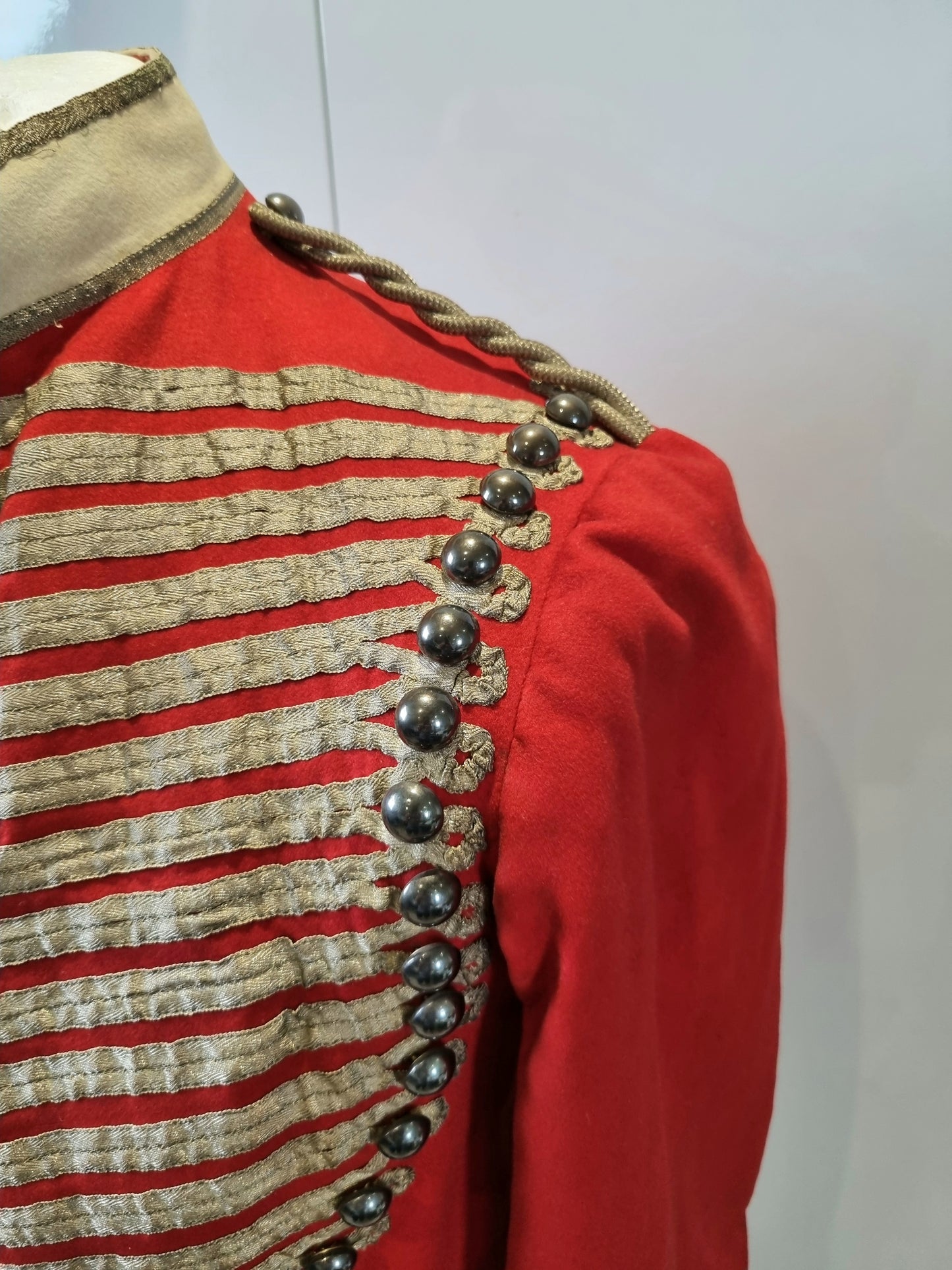 Superb Victorian Westmorland & Cumberland Hussars Shell Jacket & Trousers, Dated 1889