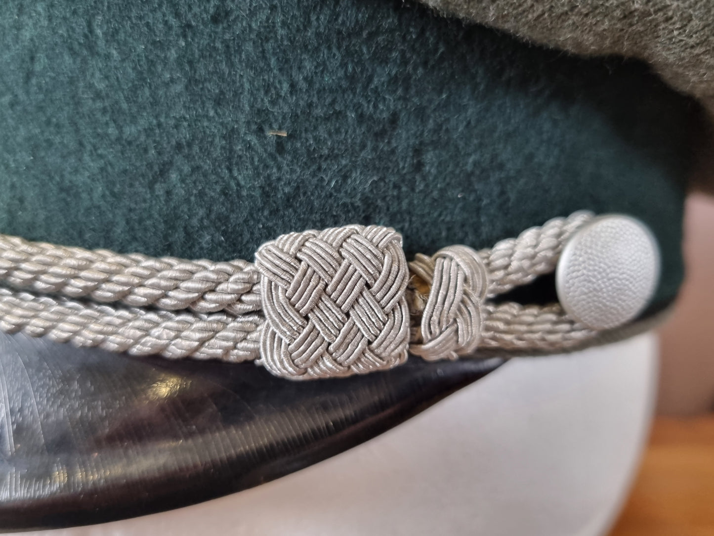 WW2 German Wehrmacht Pioneer / Engineer Officer's Visor Cap