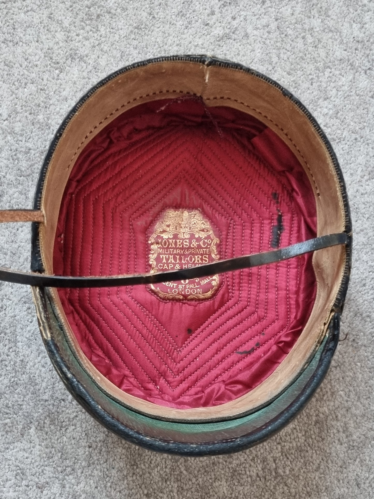 SOLD! Victorian Yorkshire Dragoons NCOs 1880 Pattern Forage Cap
